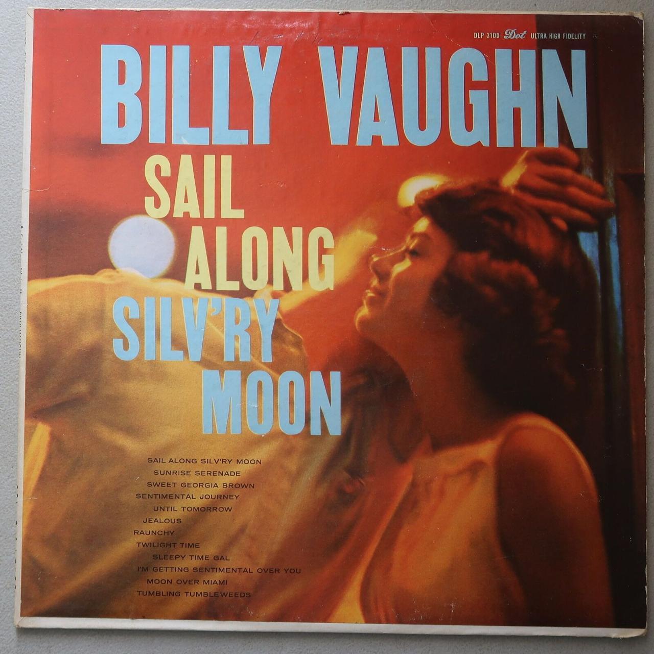 BILLY VAUGHN SAIL ALONG SILV'RY MOON VINYL LP DOT VG... - Depop