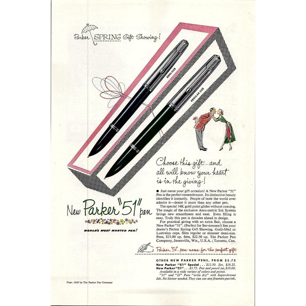 Product Image 2 - 1952 PARKER PEN COMPANY NEW