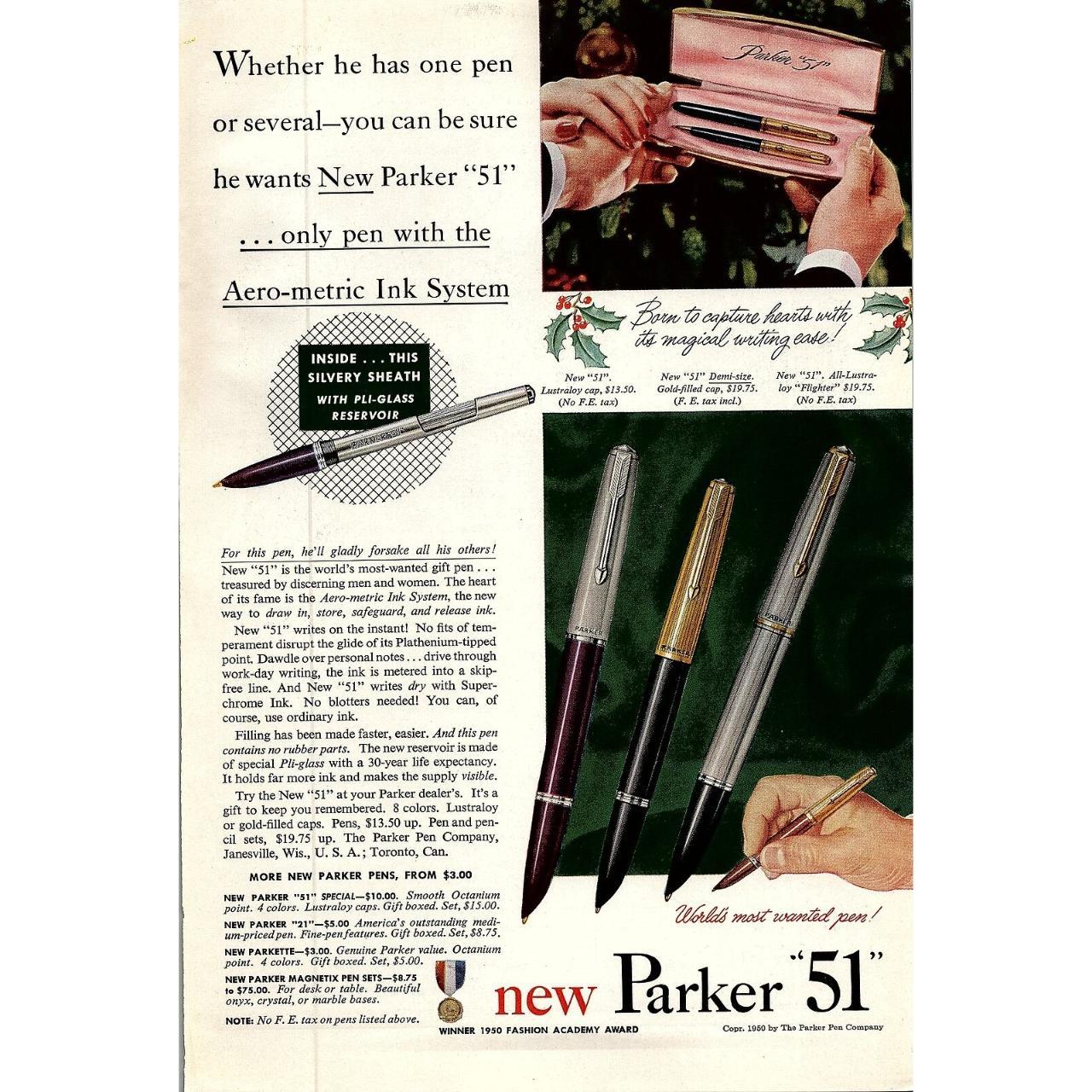Product Image 1 - 1950 PARKER PEN COMPANY "NEW"