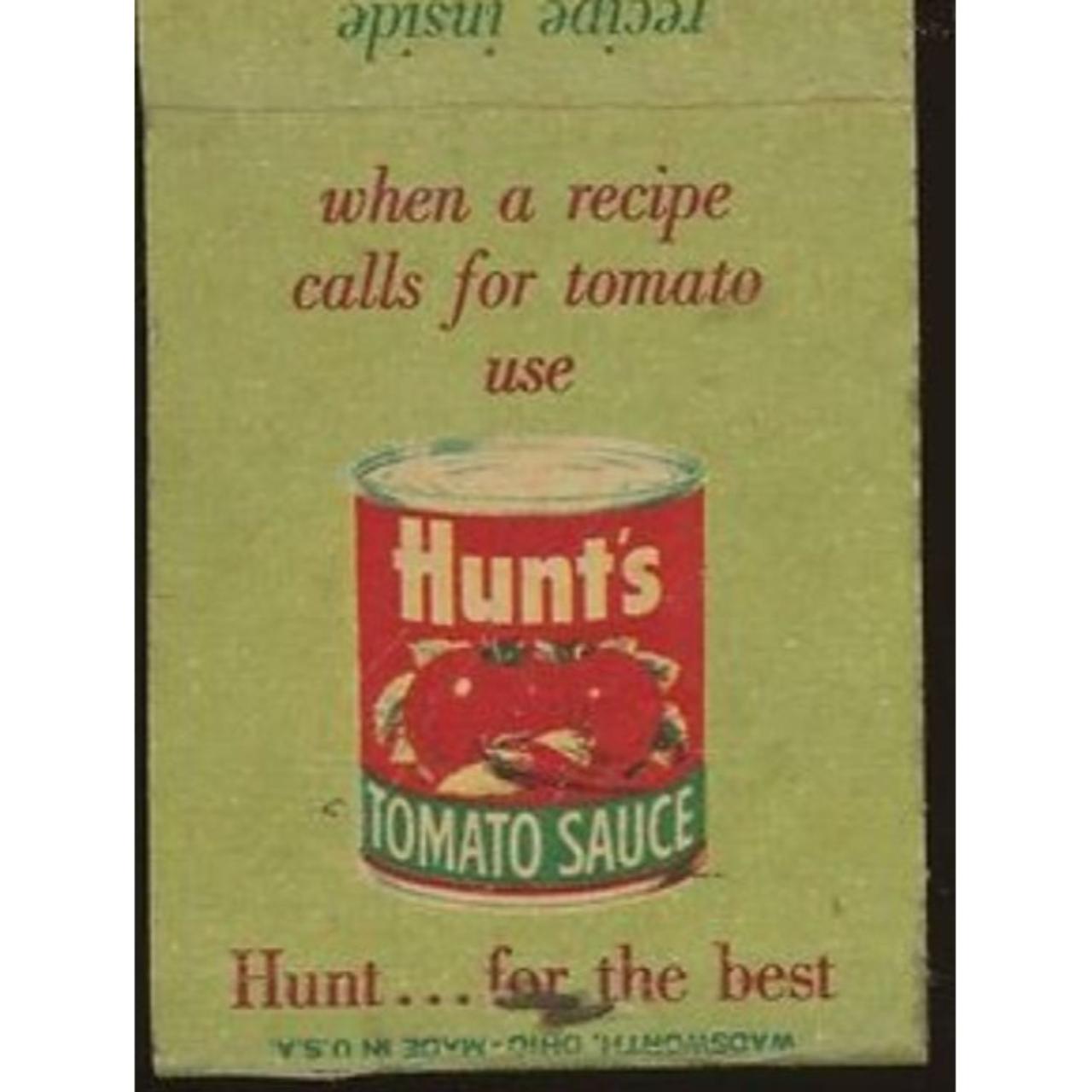 1940s HUNT'S TOMATO SAUCE BEEF STEW RECIPE... Depop