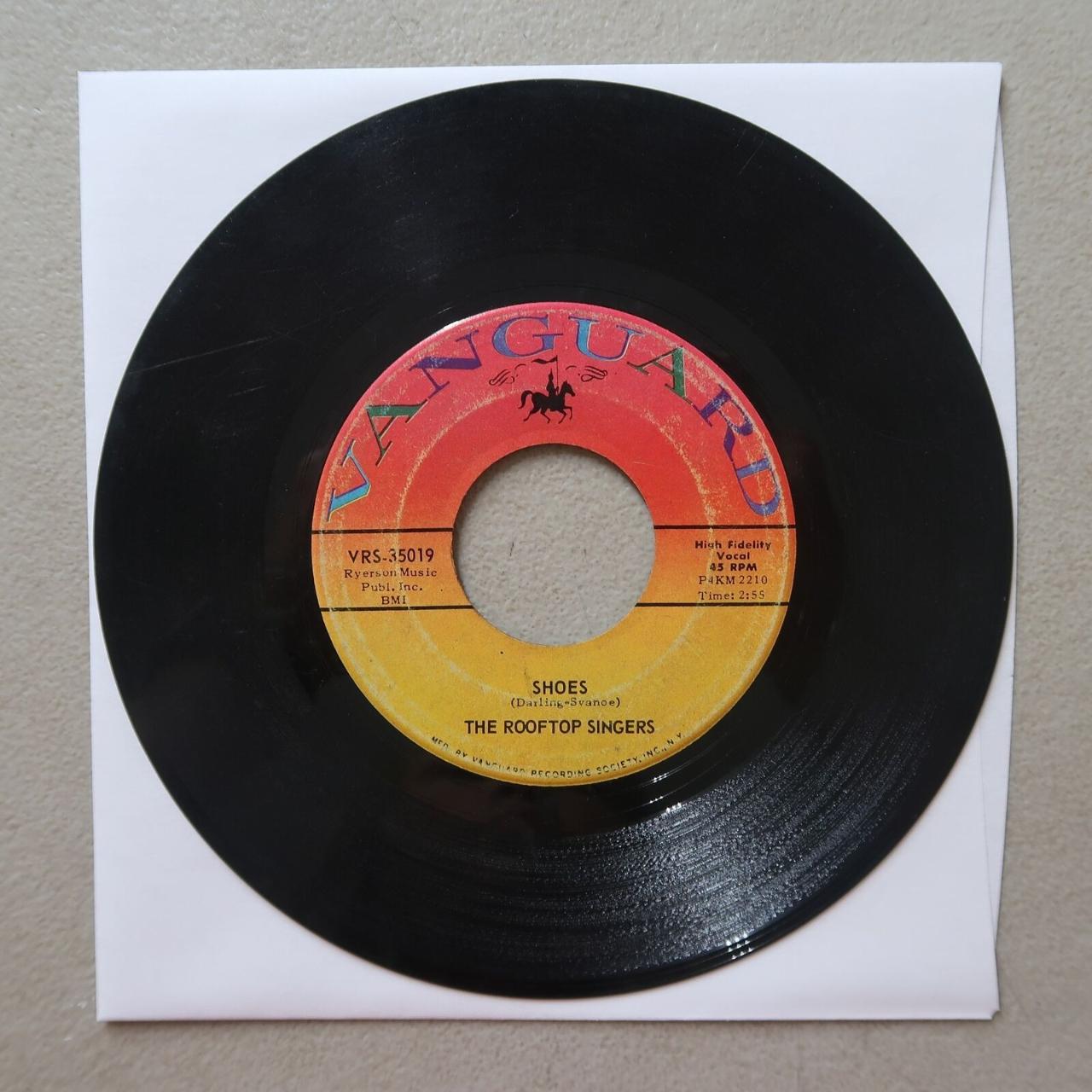 THE ROOFTOP SINGERS TOM CAT/SHOES VINYL 45 SINGLE VG... - Depop