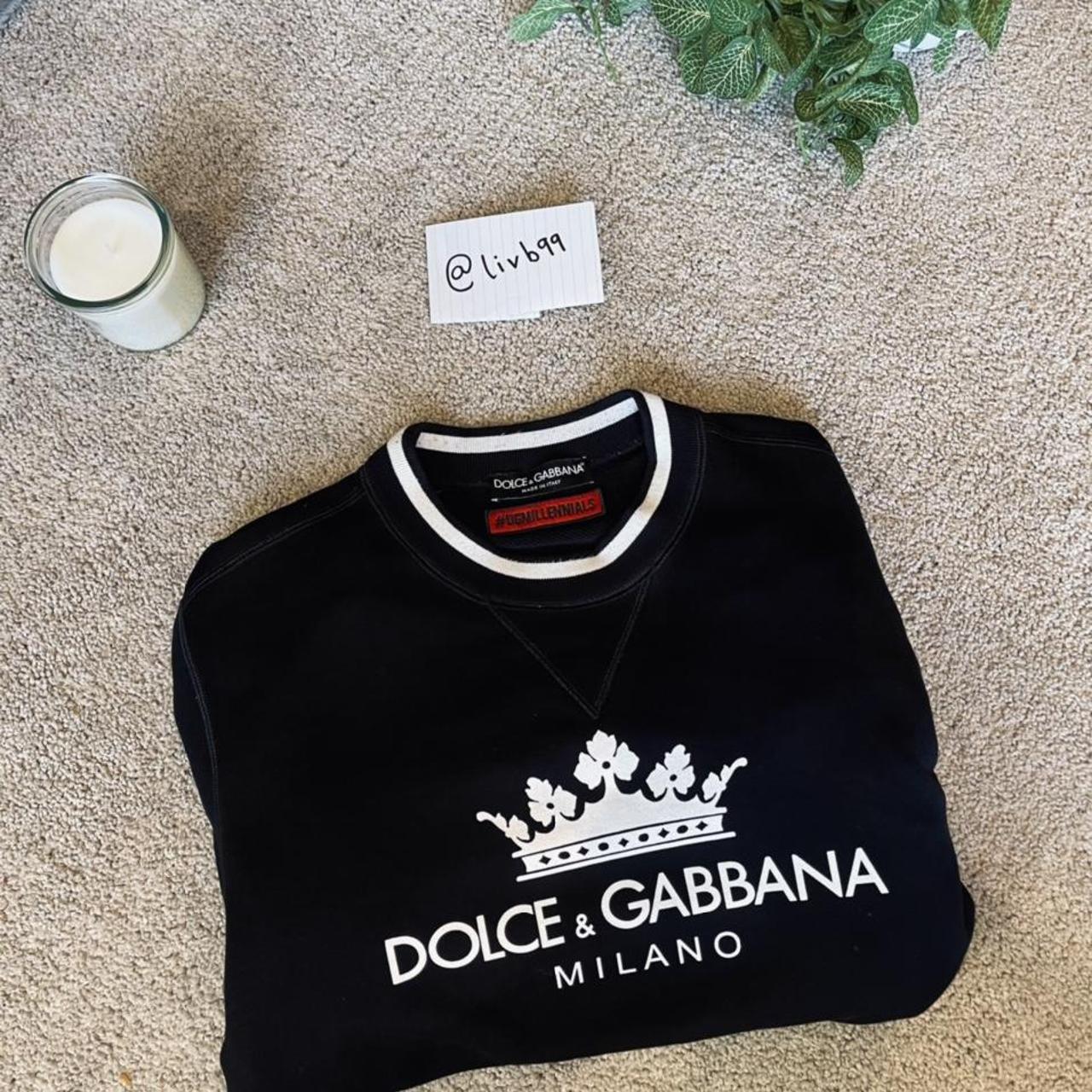 Dolce and gabbana milano sweatshirt deals