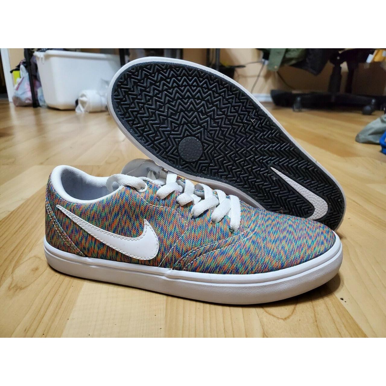 Nike SB Check Solar Sneakers Women's Sz 7 Multicolor... - Depop