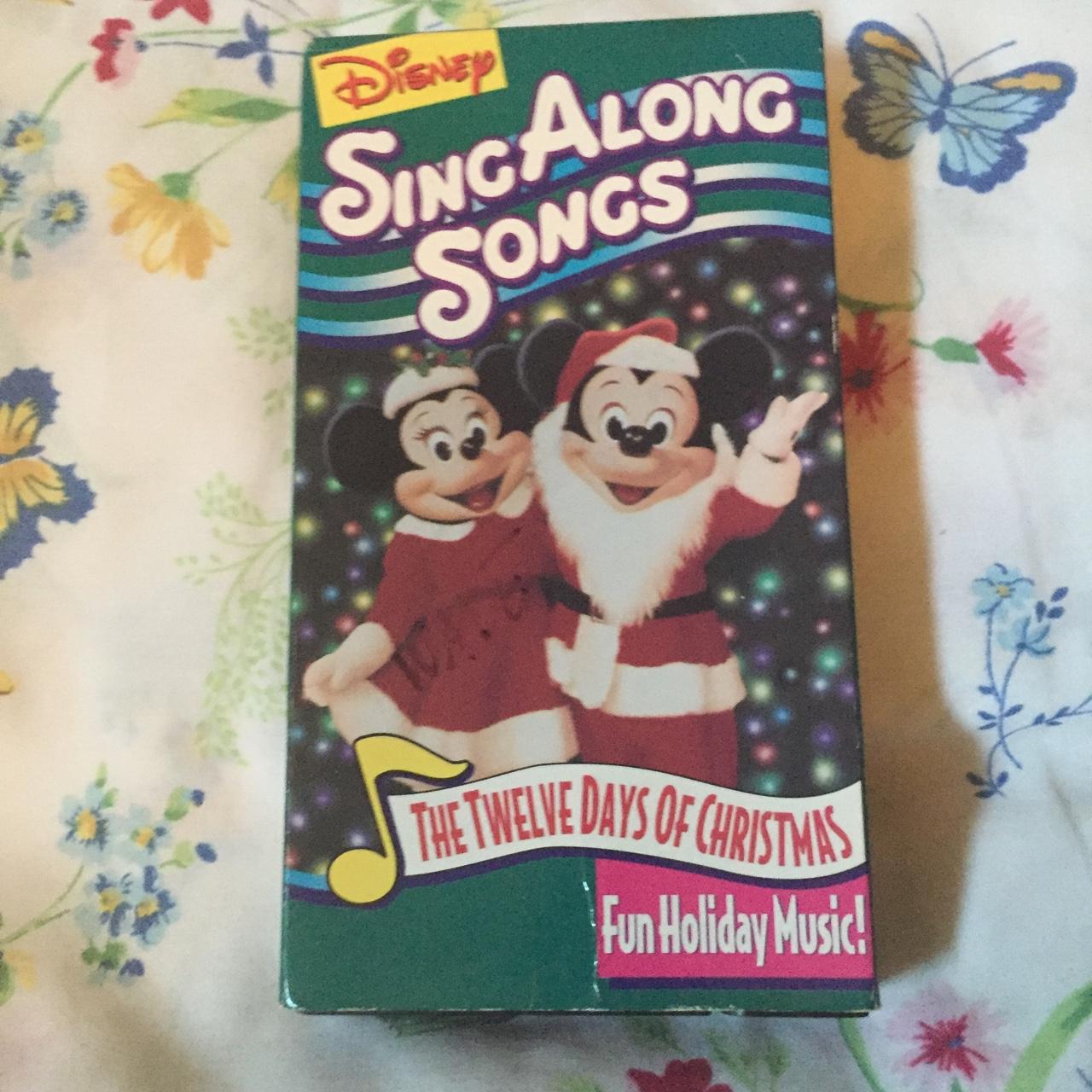 Disney's Twelve Days of Christmas Singalong VHS,... Depop