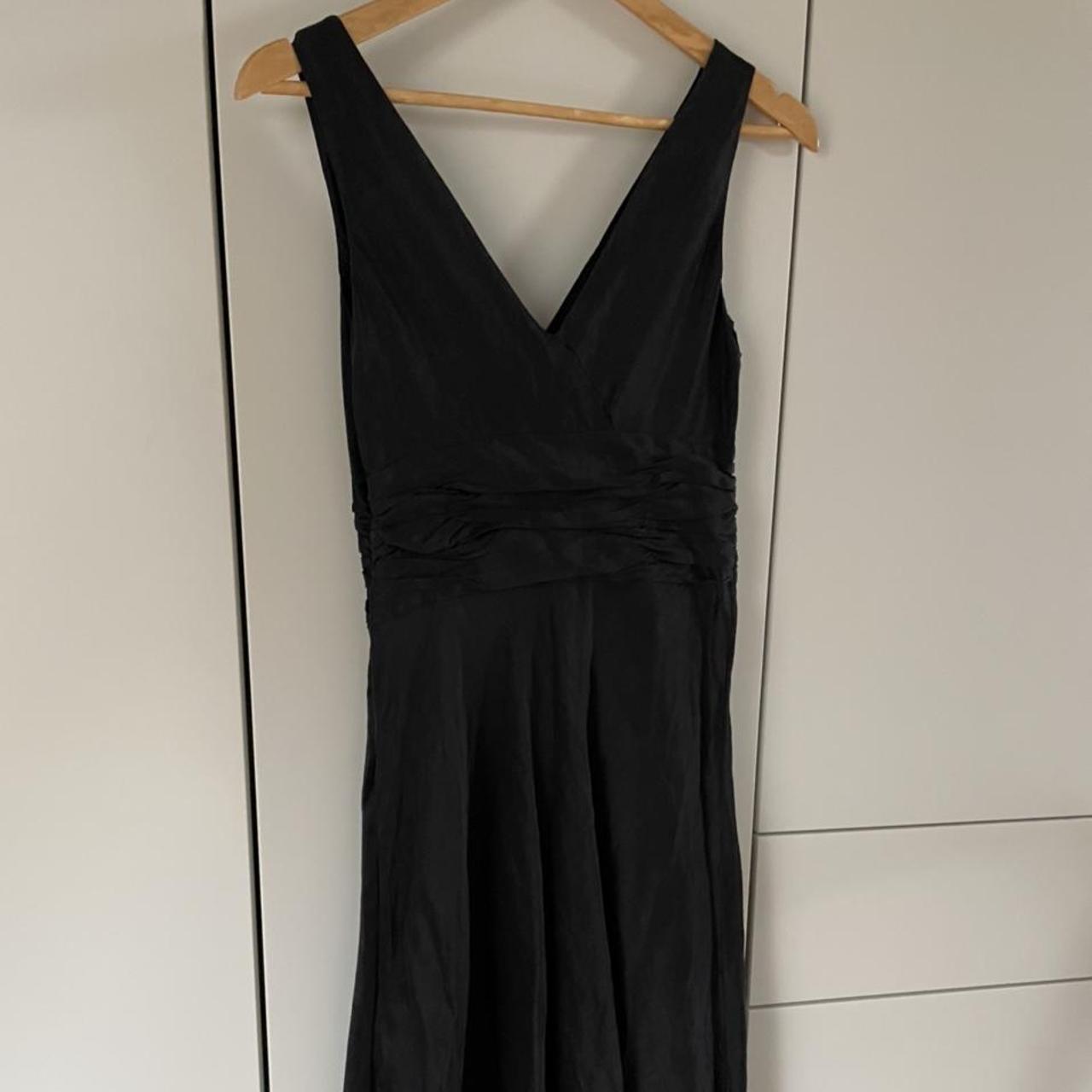 Elegant Monsoon Black Evening Party Dress V Necked - Depop