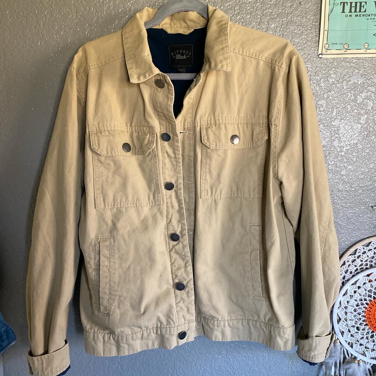 Tan jacket worn once, great condition. bought in... - Depop