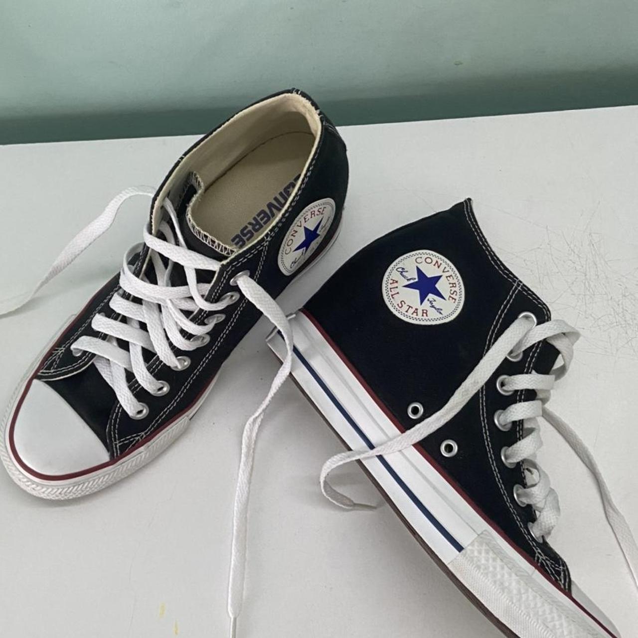 Platform Chuck Taylor Converse’s UK size 6 //... Depop