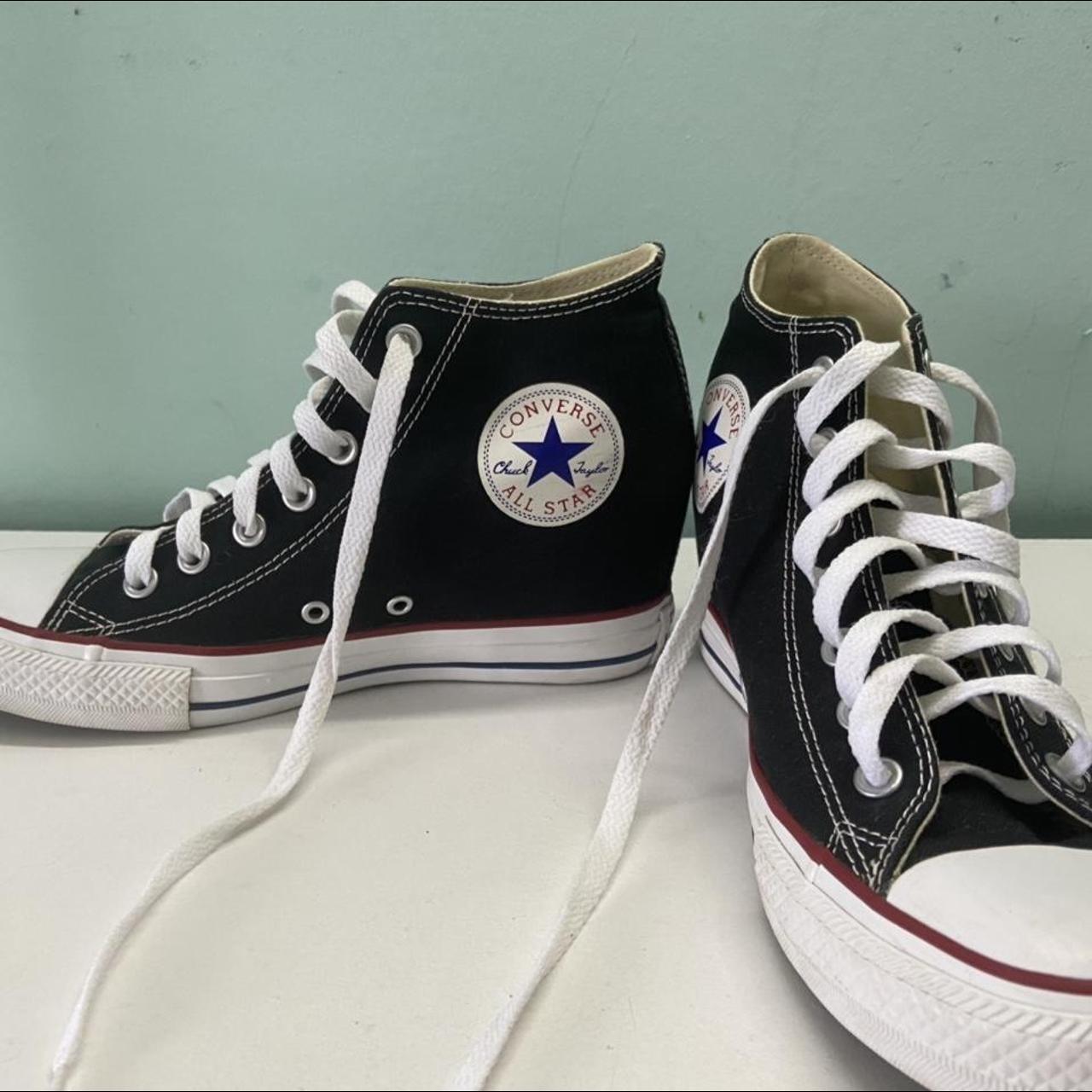 Platform Chuck Taylor Converse’s UK size 6 //... - Depop