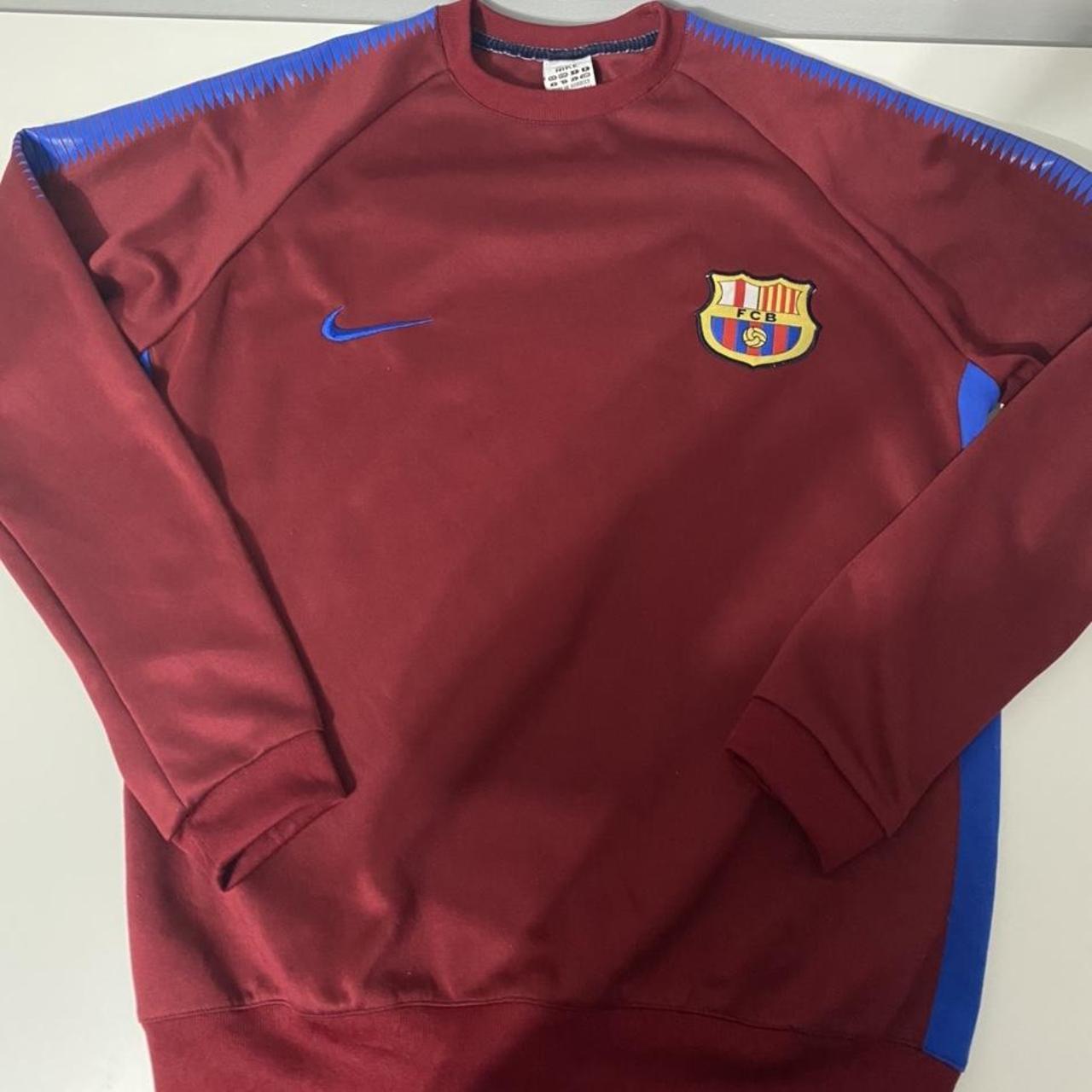 barcelona nike sweatshirt