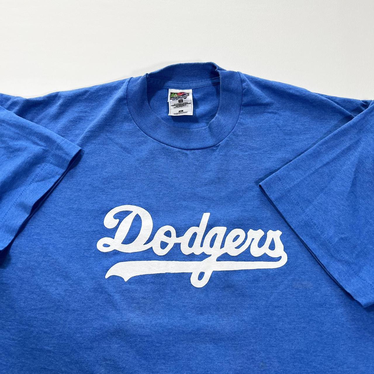 Vintage Single Stitch Los Angeles Dodgers Baseball T... - Depop