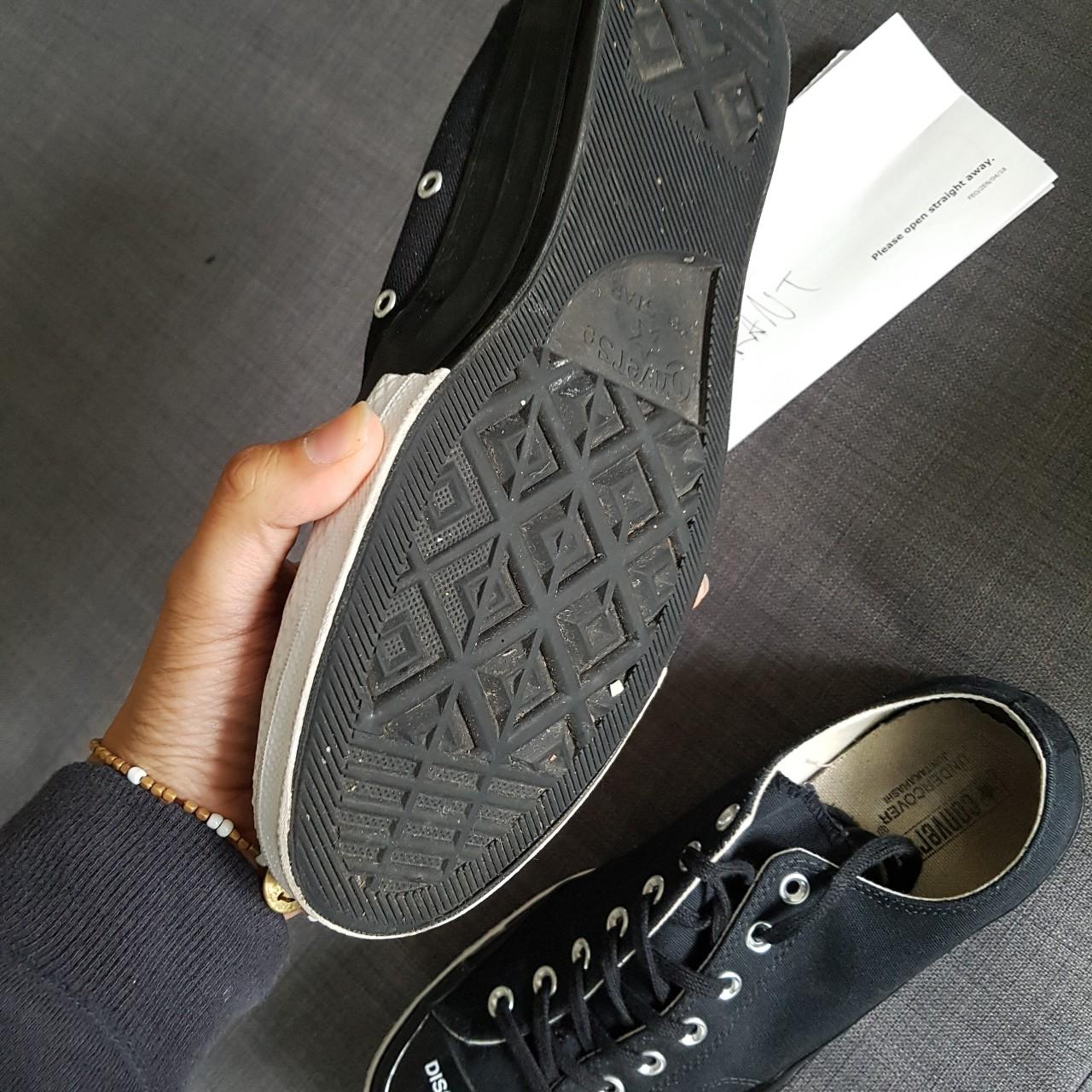 Undercover x Converse 70s lows in black, uk11 worn a... - Depop