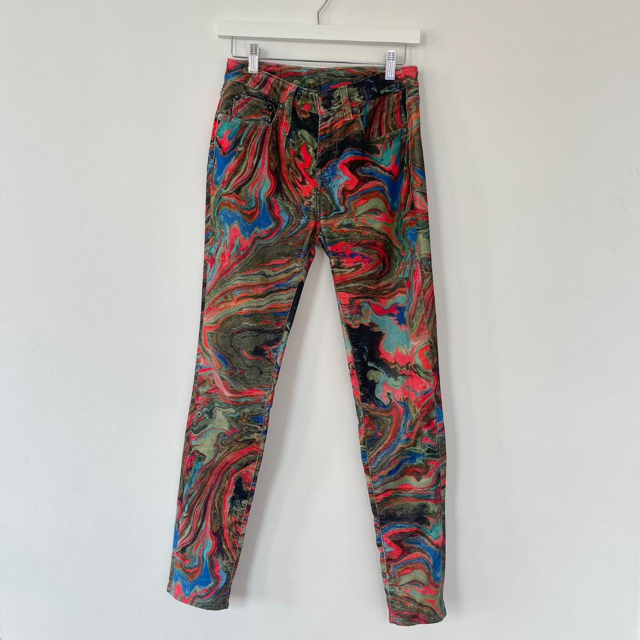 R13 X Alison Mosshart Marbled Skinny Jeans Sold Depop