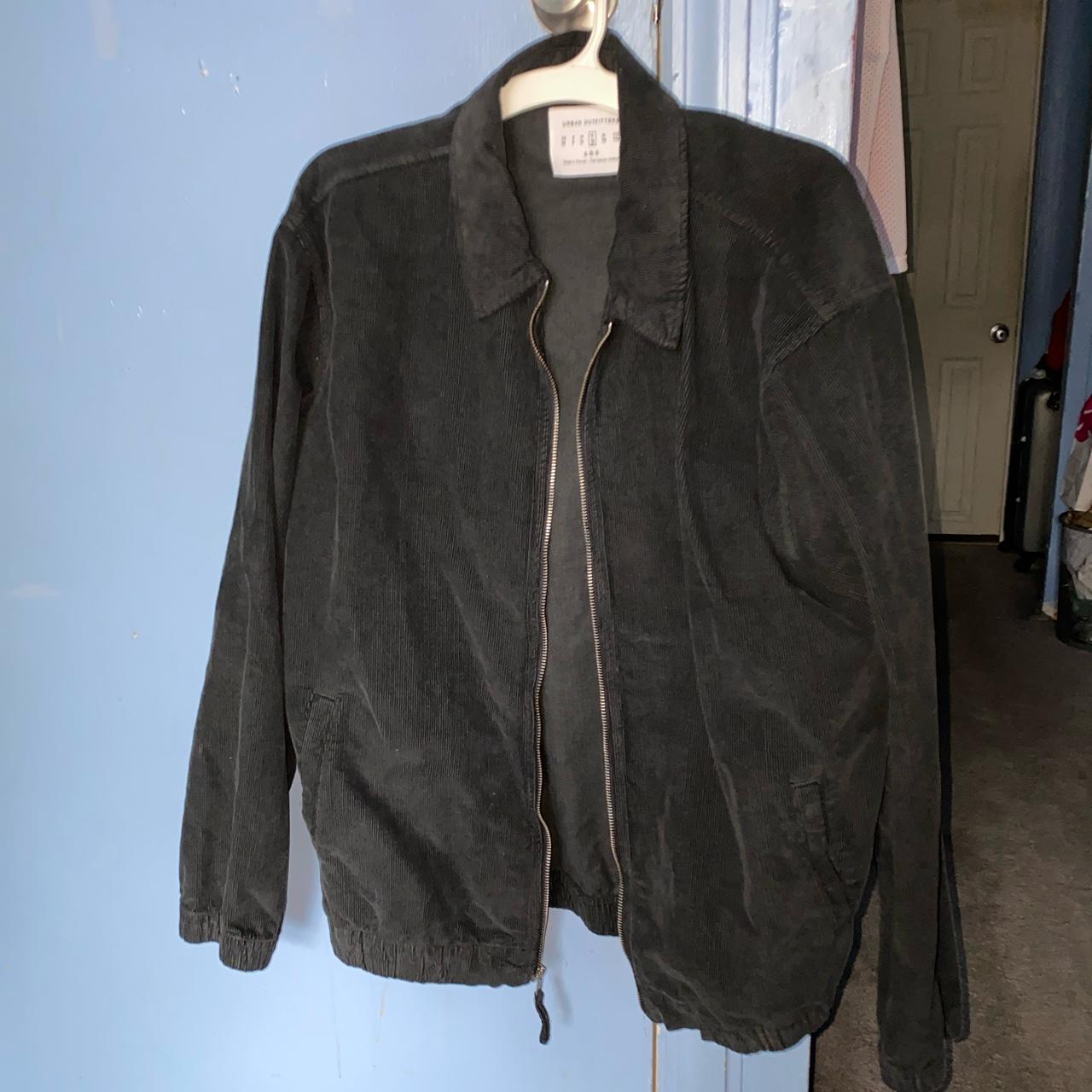 Urban Outfitters Men's Black Jacket | Depop