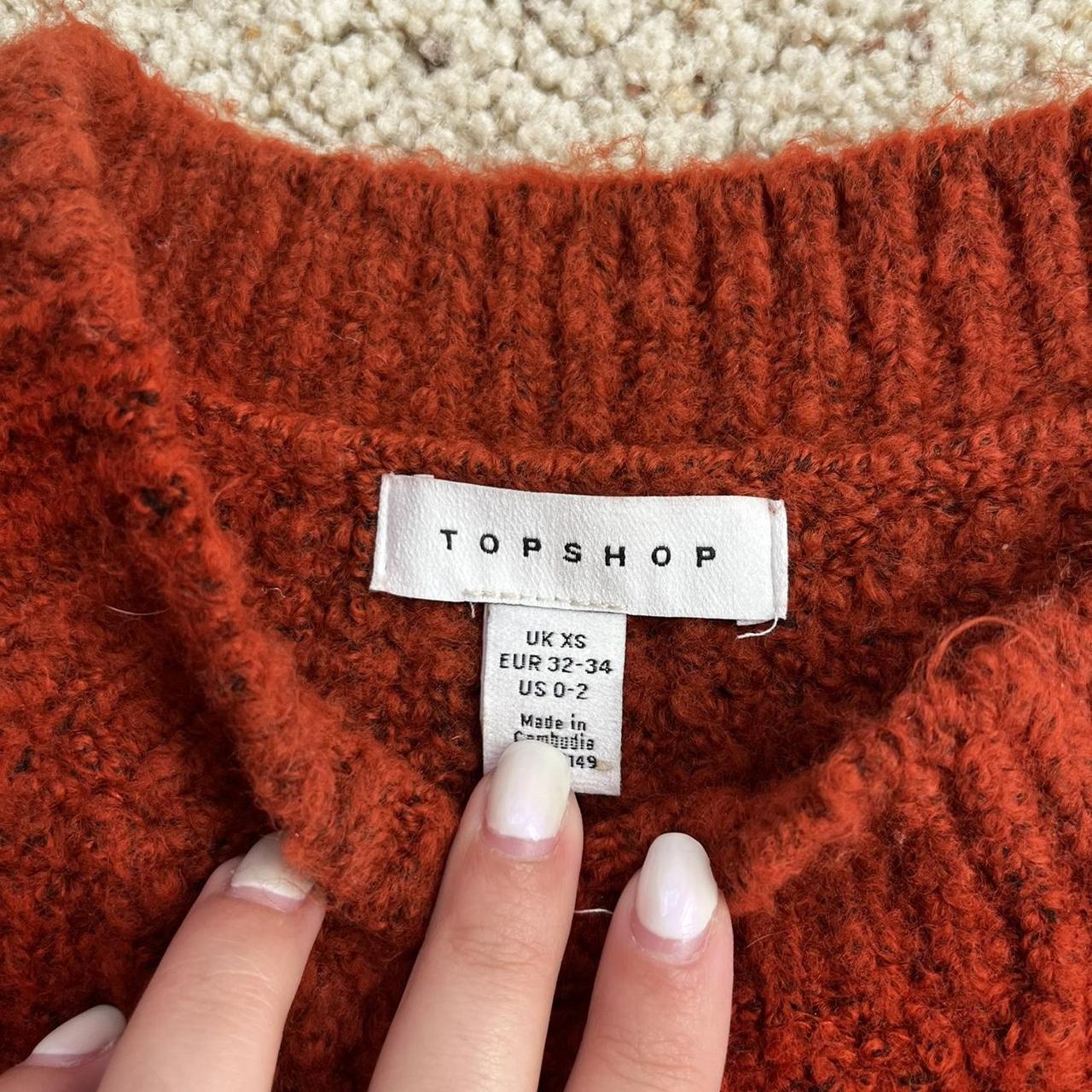 Topshop 2025 orange jumper