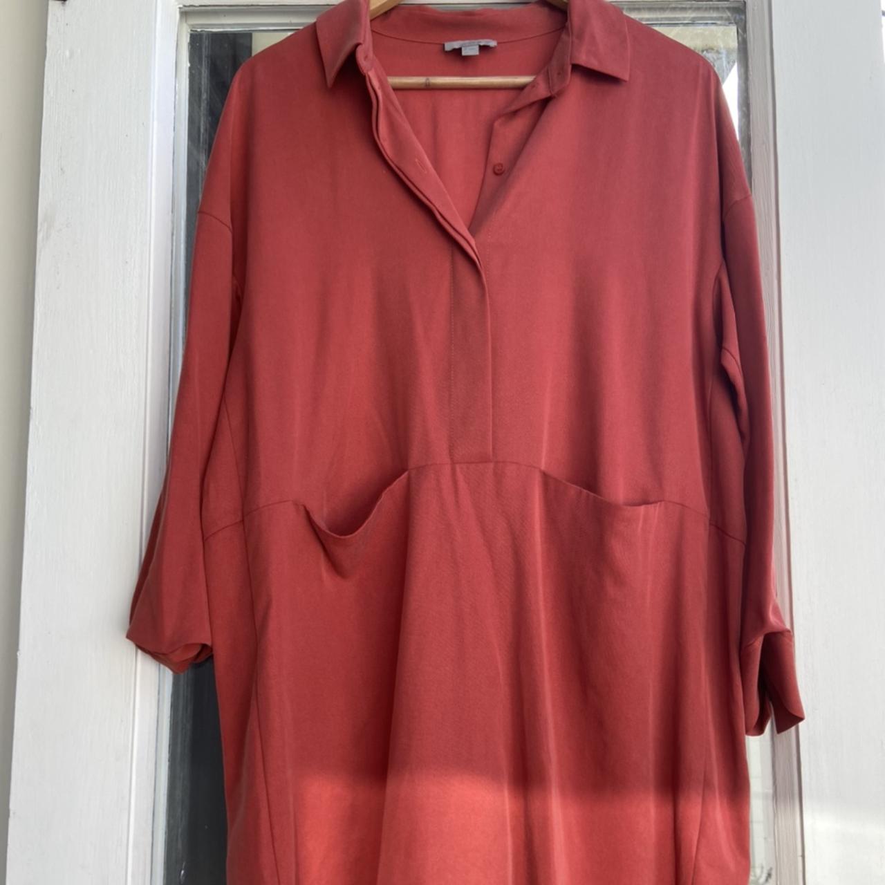 COS Women's Orange Dress Depop