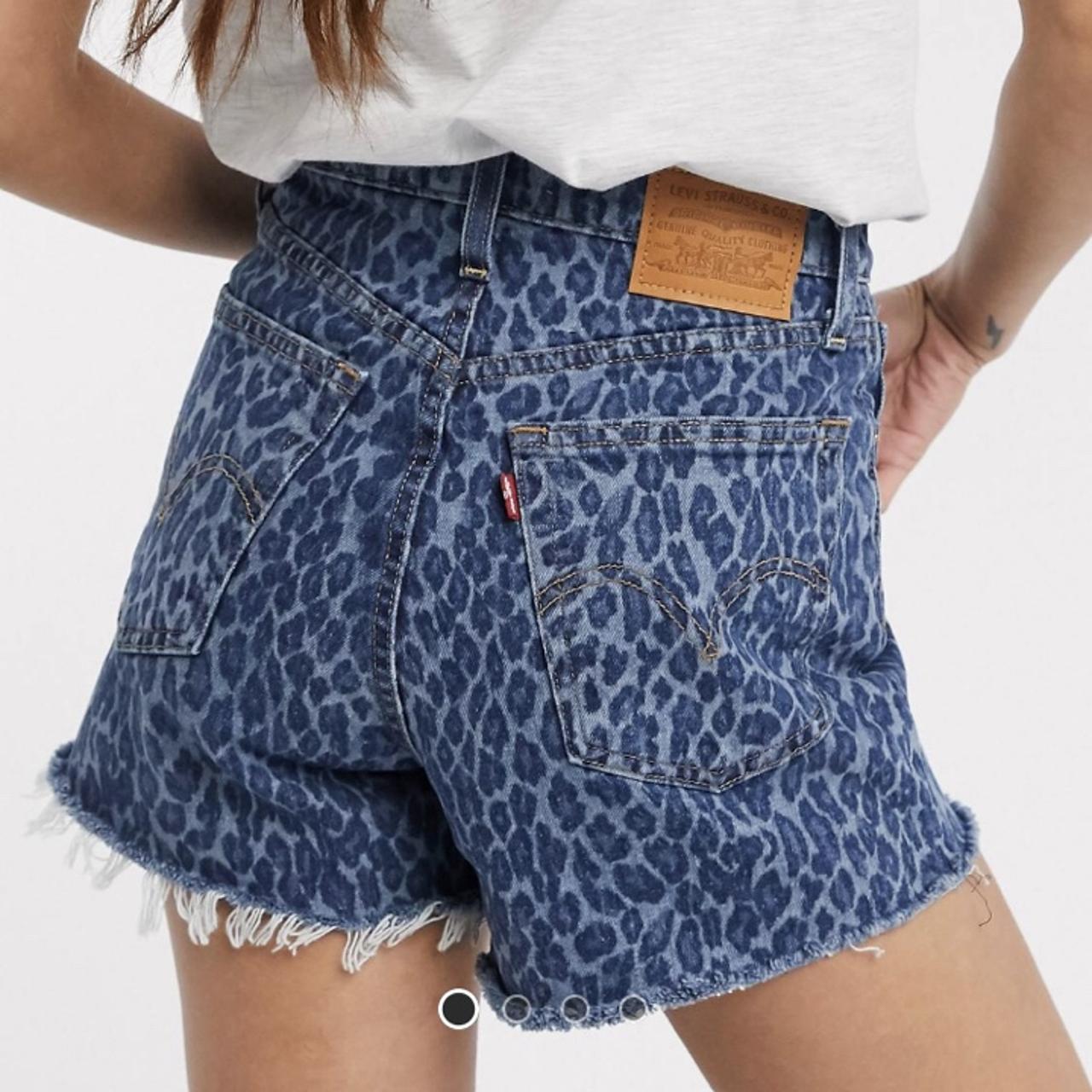 Levi's best sale ribcage leopard