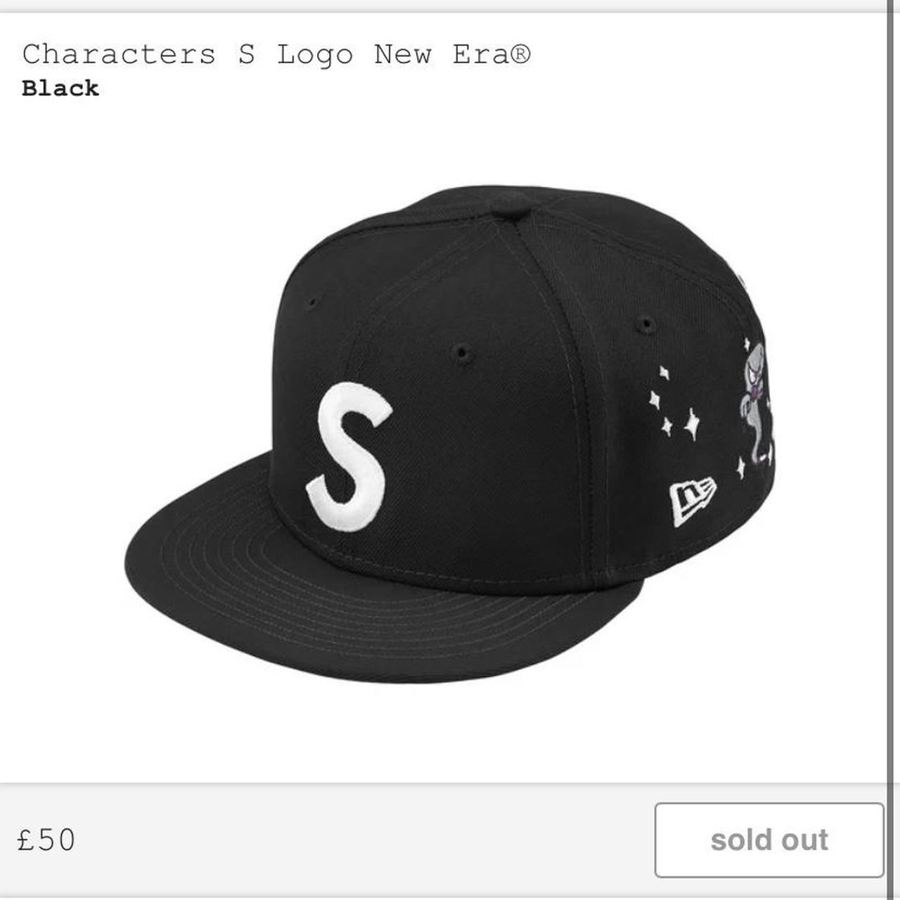 Black and white supreme hat best sale