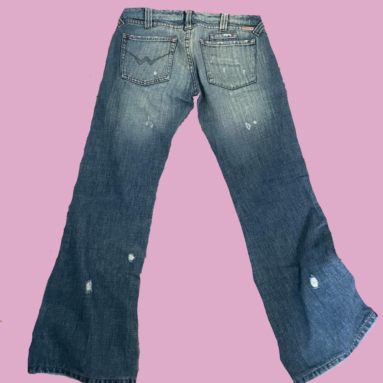 Women's Blue and Navy Jeans Depop