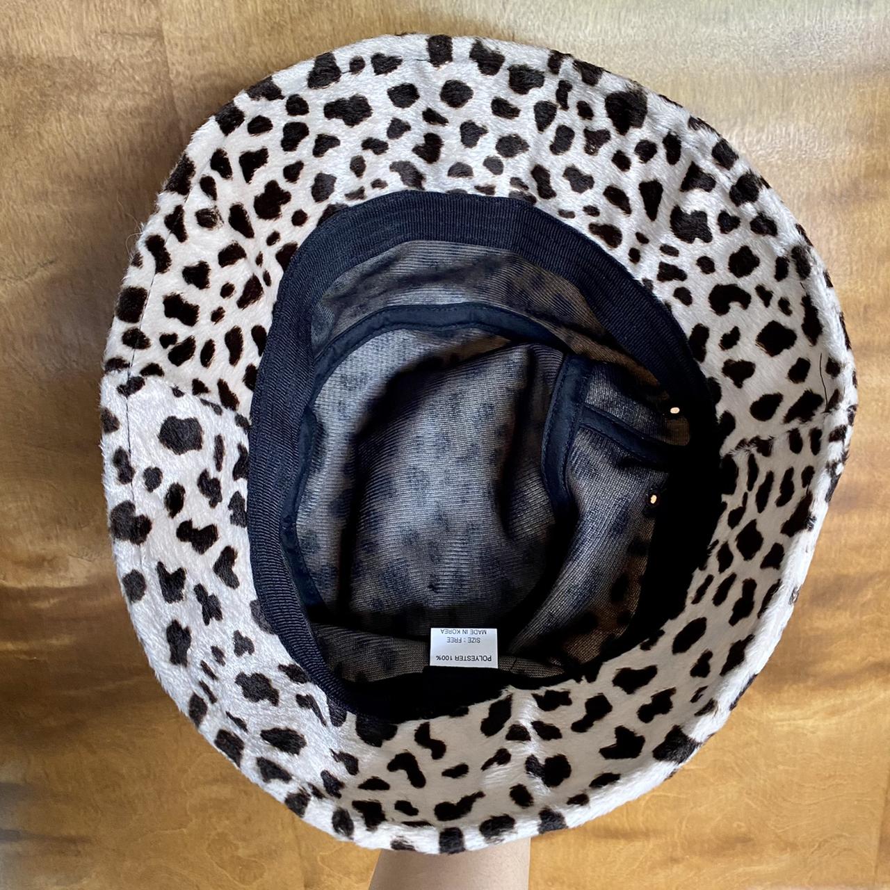 Stylenanda Leopard Bucket Hat in color ivory Only... Depop