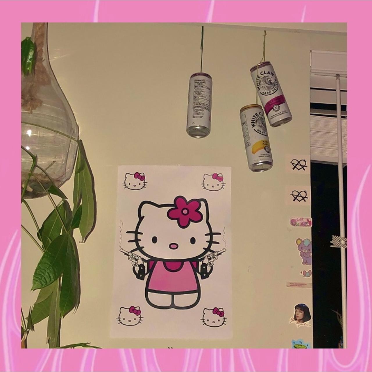 Hello Kitty wall sign - Stand or hang wall sign - Depop