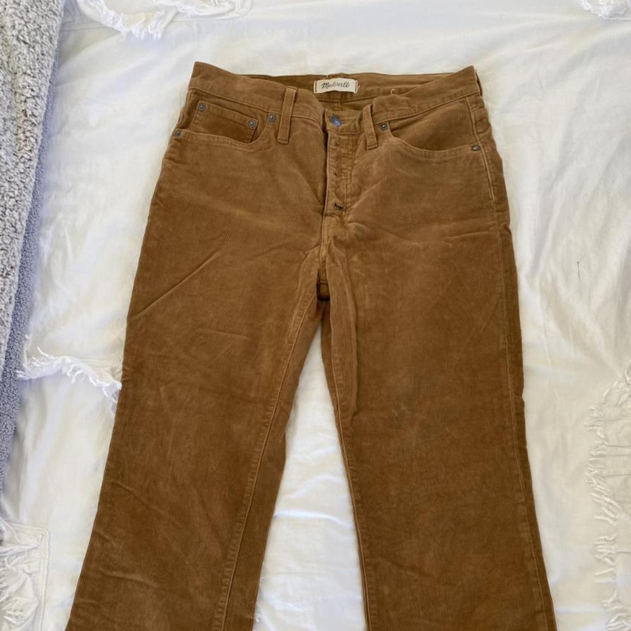 Madewell - mustard color corduroy pants (Cali Demi... - Depop