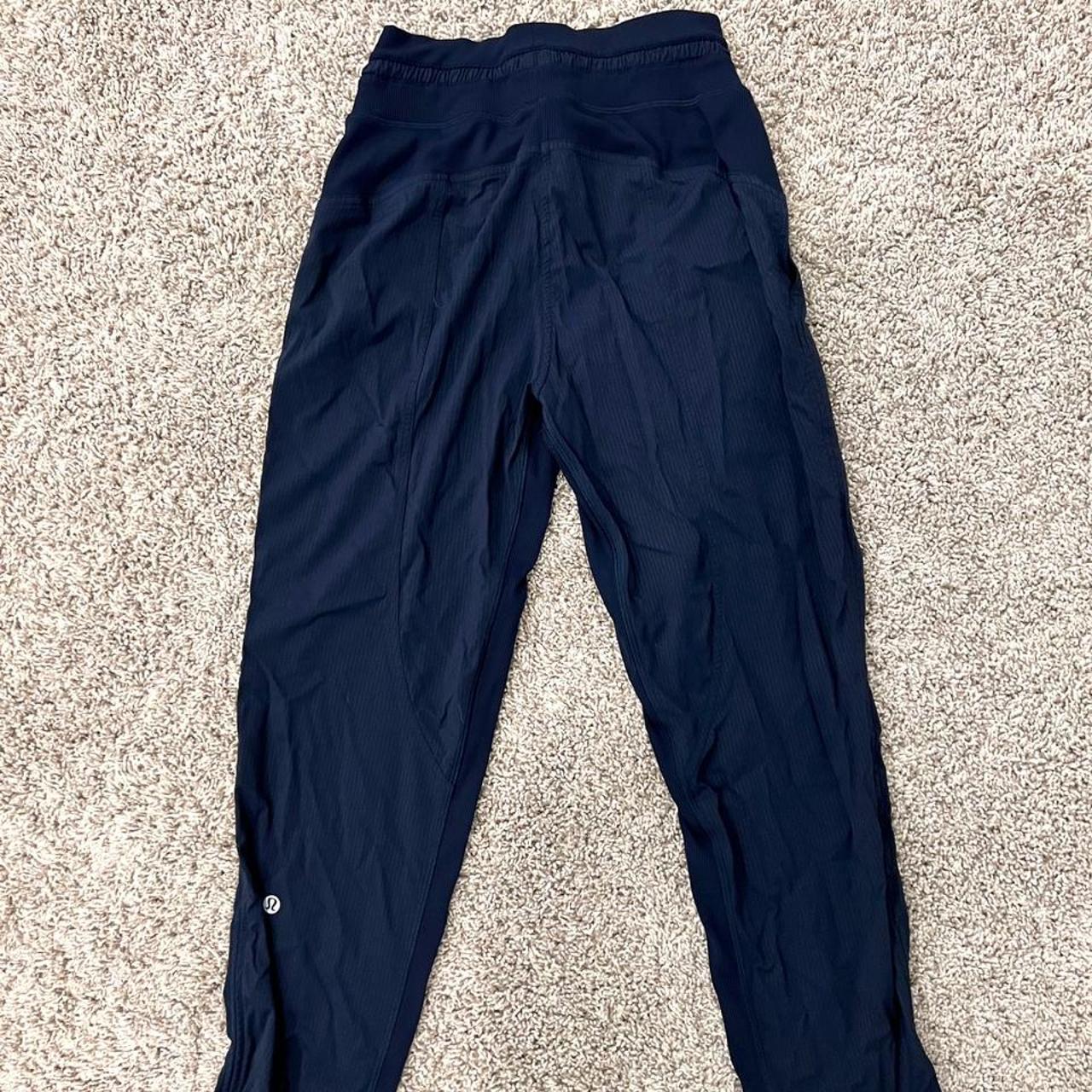 LULULEMON DANCE STUDIO PANTS CROP navy blue Depop