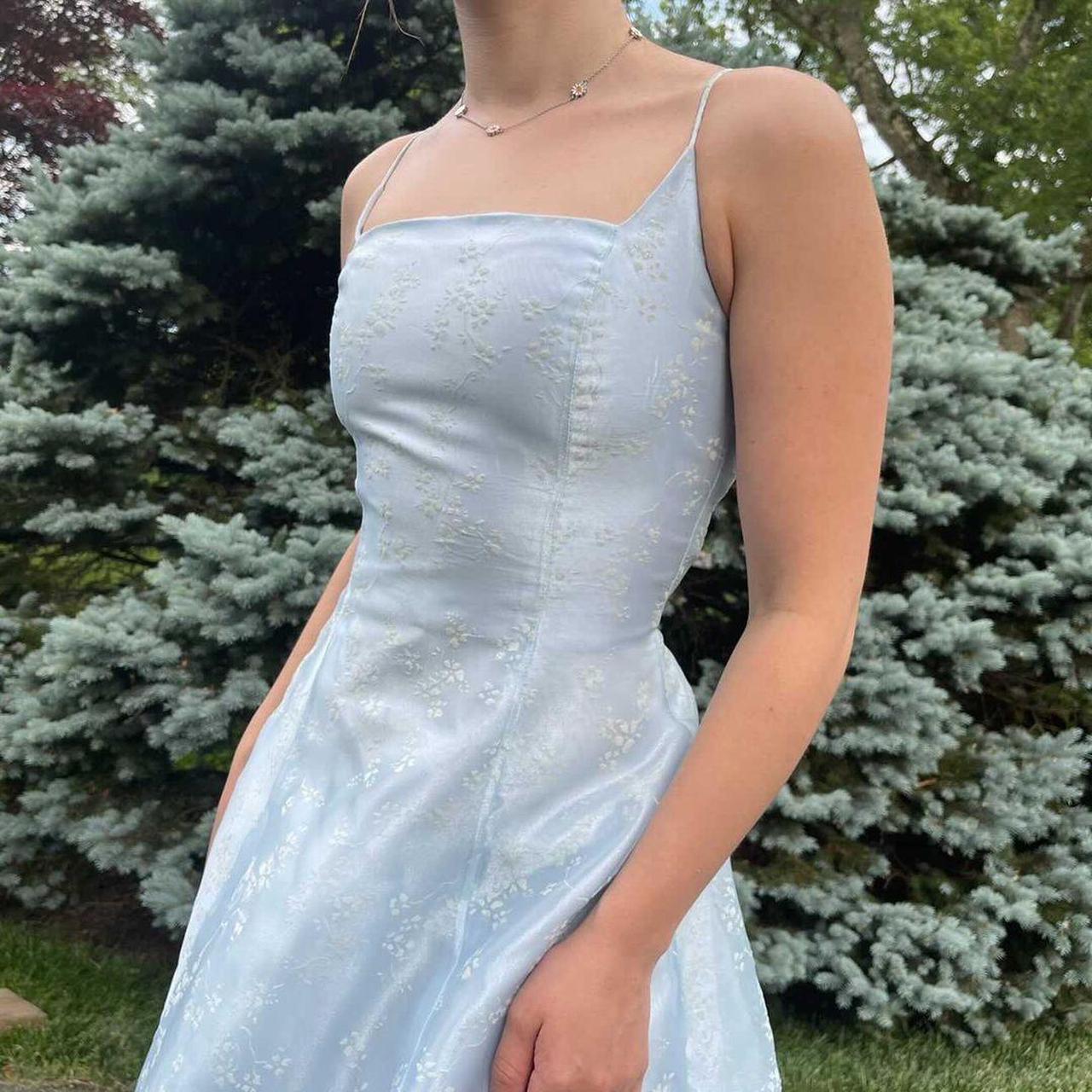 angel blue prom dress brought from @rainbow__bebe... - Depop