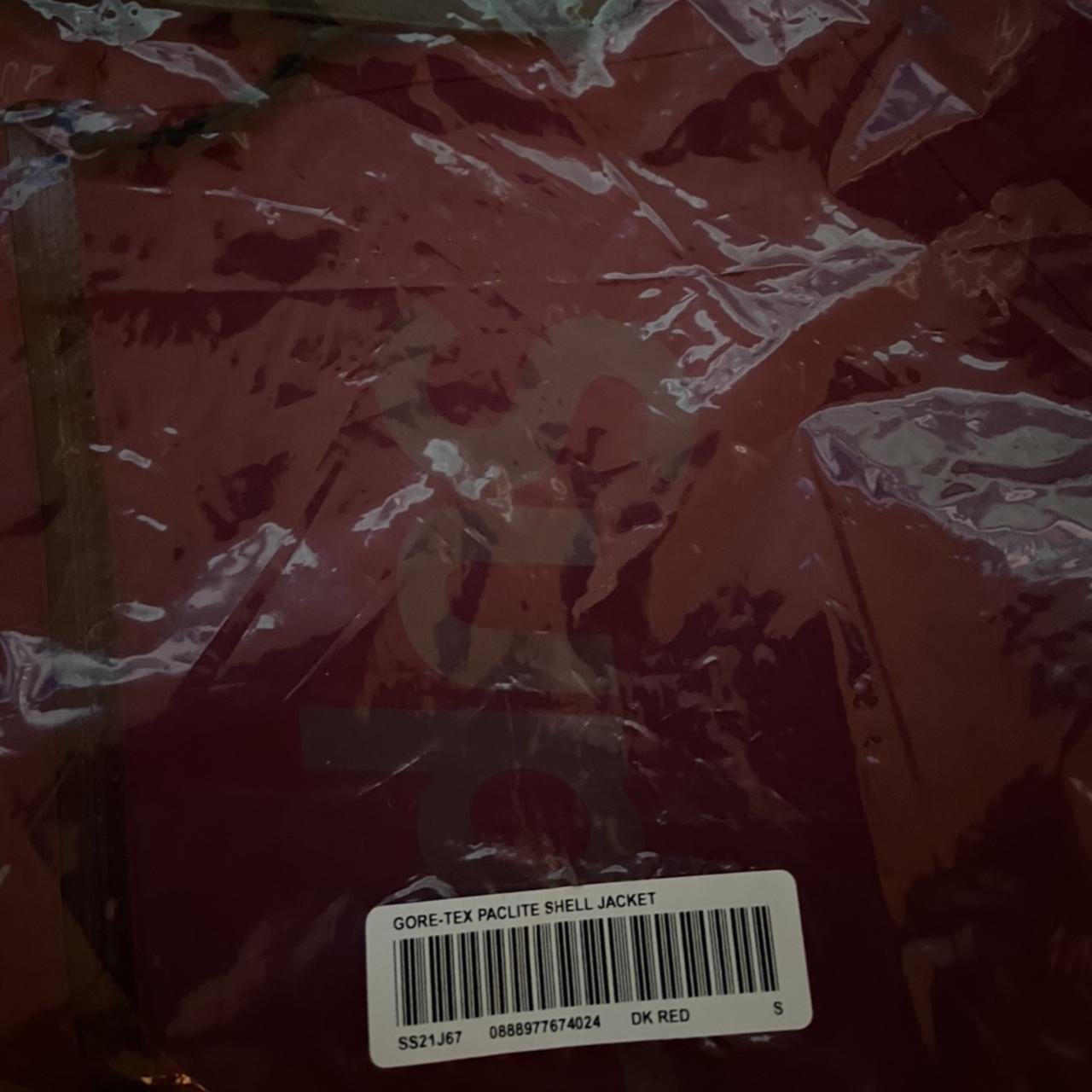 Supreme x Gore-Tex Paclite Shell Jacket Red S... - Depop