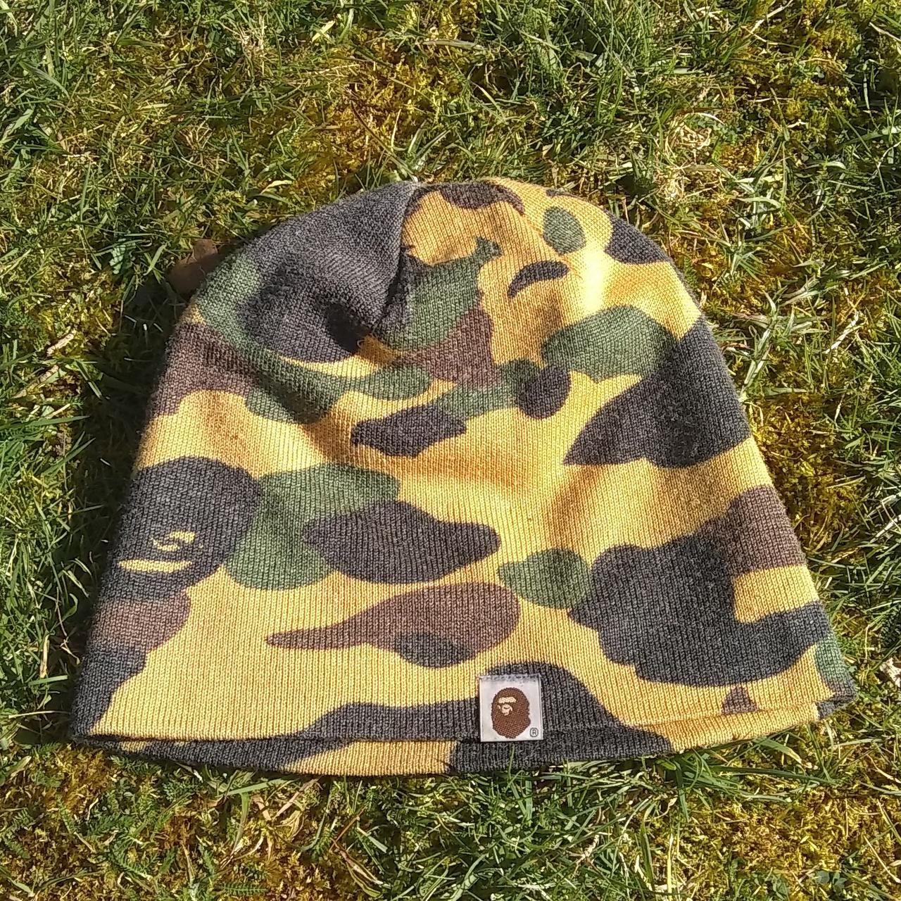 Bape camo beanie hotsell