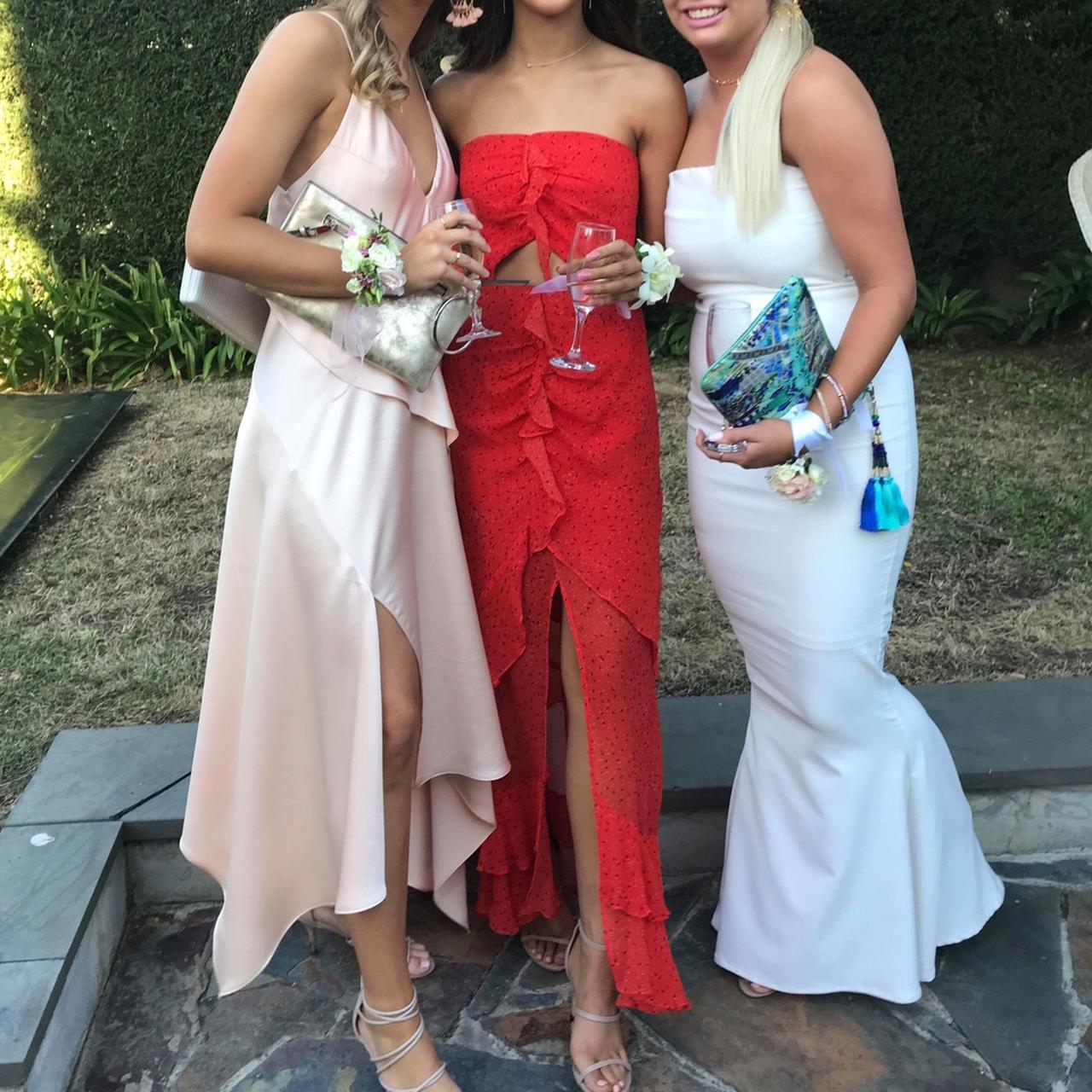 French Kiss Bec And Bridge Red Strapless Dress Bec And Bridge