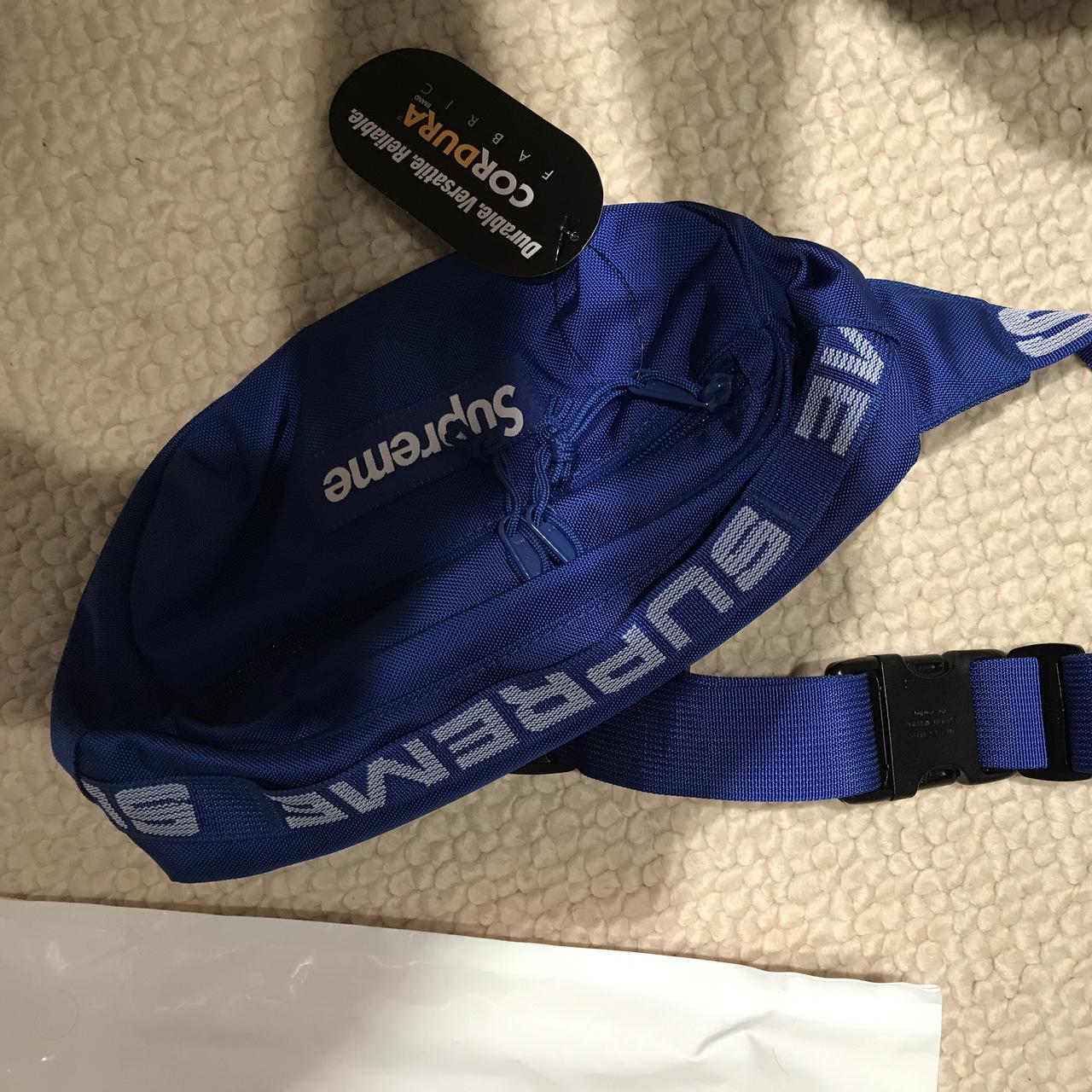 Supreme fanny hot sale pack blue