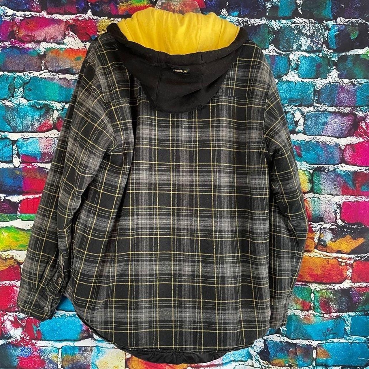 Product Image 2 - Caterpillar Flannel Hooded Shirt Jacket
