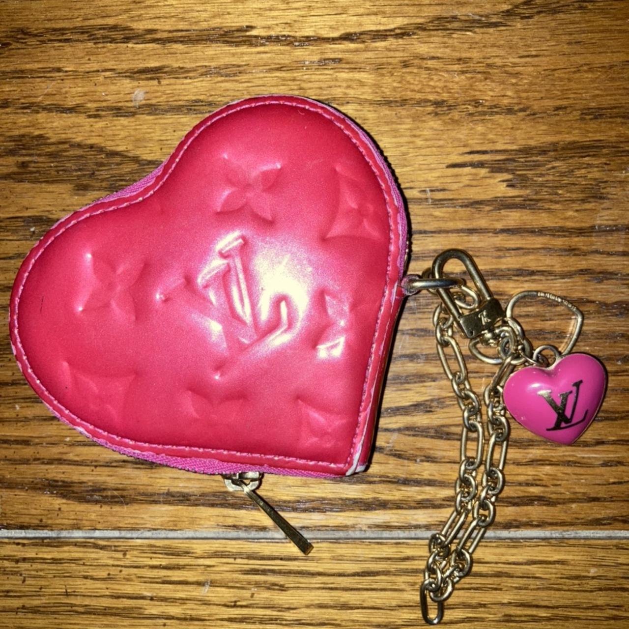 Red Heart Coin Purse On Lv Website