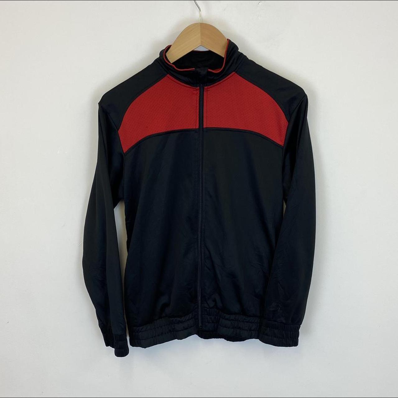 Starter tracksuit top Black and red Size extra... - Depop