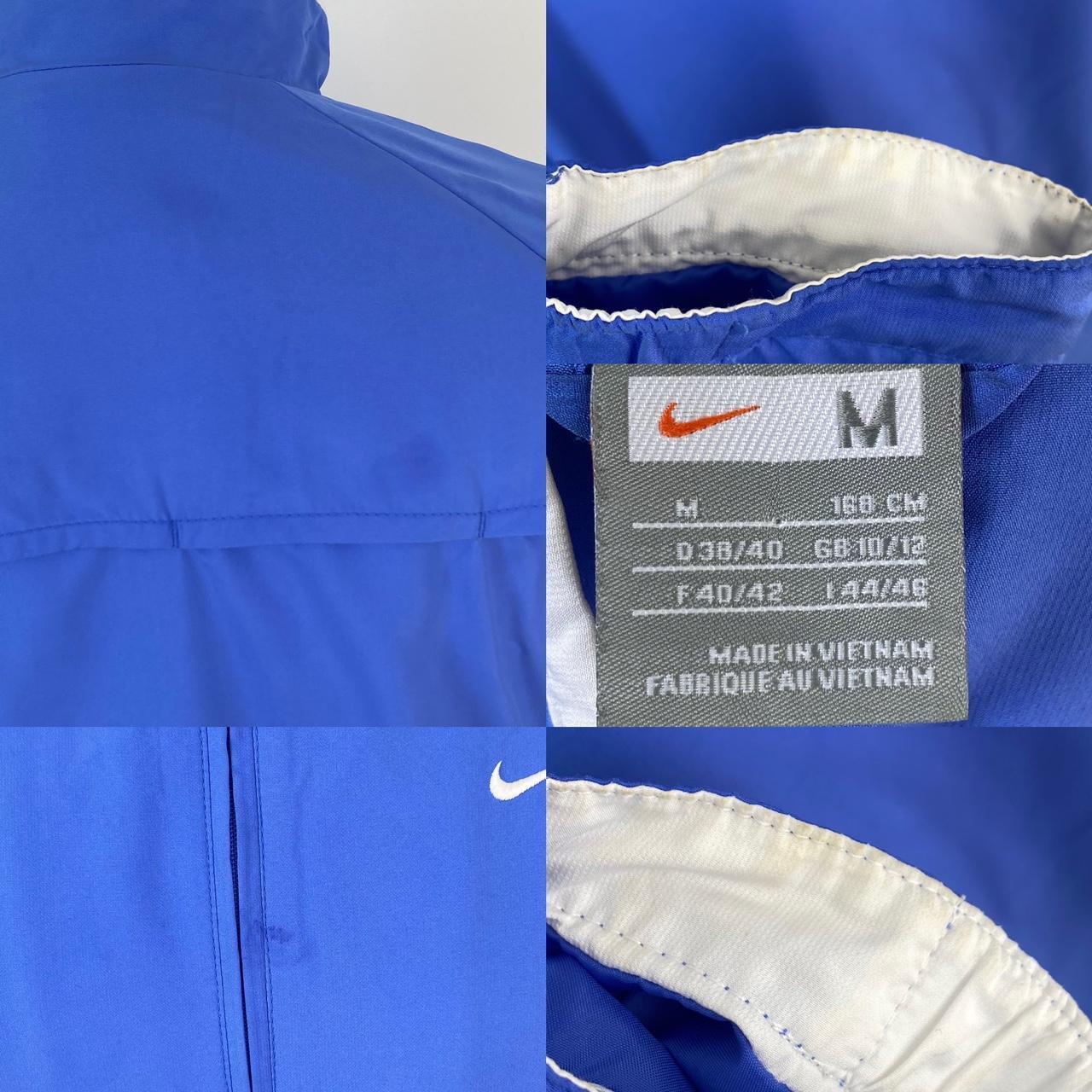 Nike tracksuit top Blue Ladies size GB 10/12 Has... - Depop