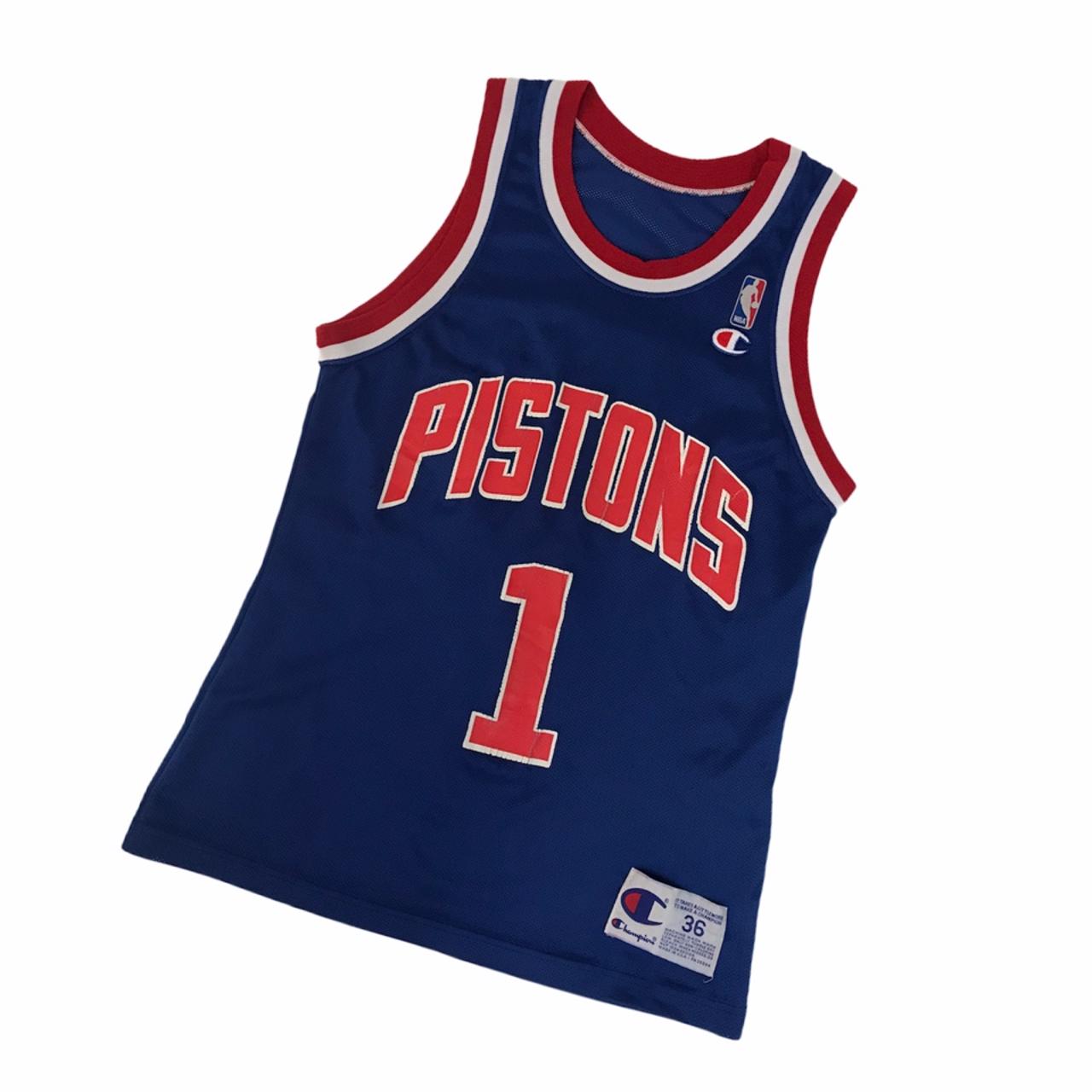 Vintage Detroit Pistons Nba Basketball Jersey Number - Depop