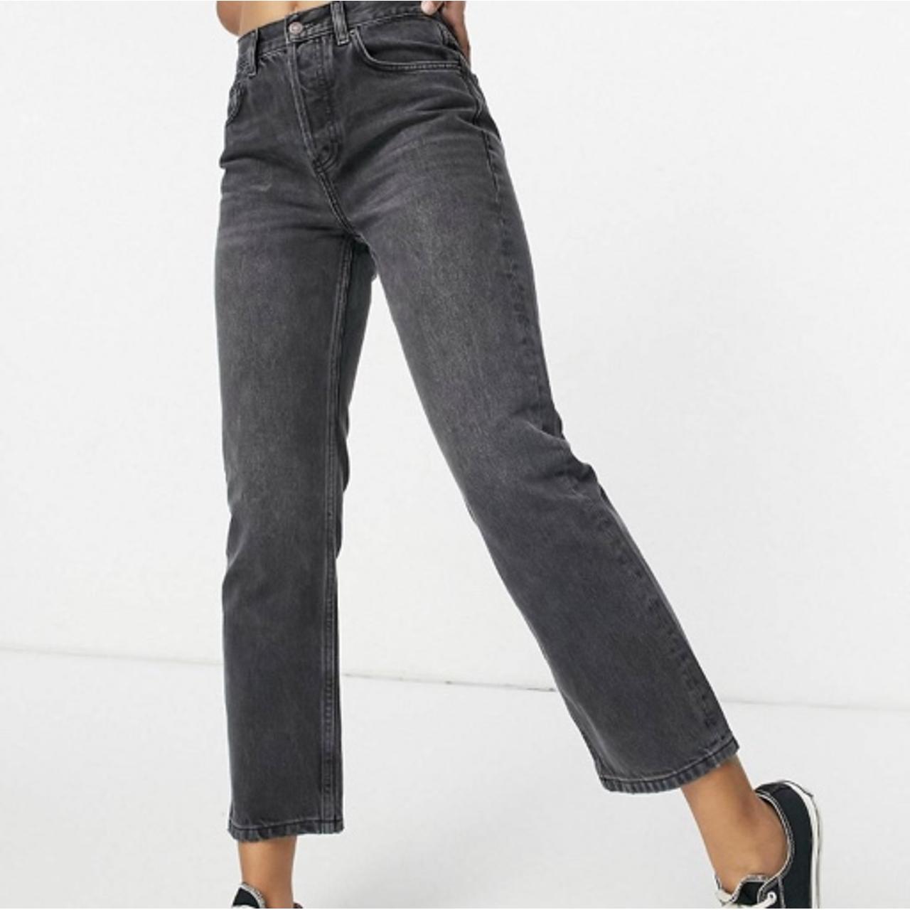 Topshop editor jeans black/grey washed black size