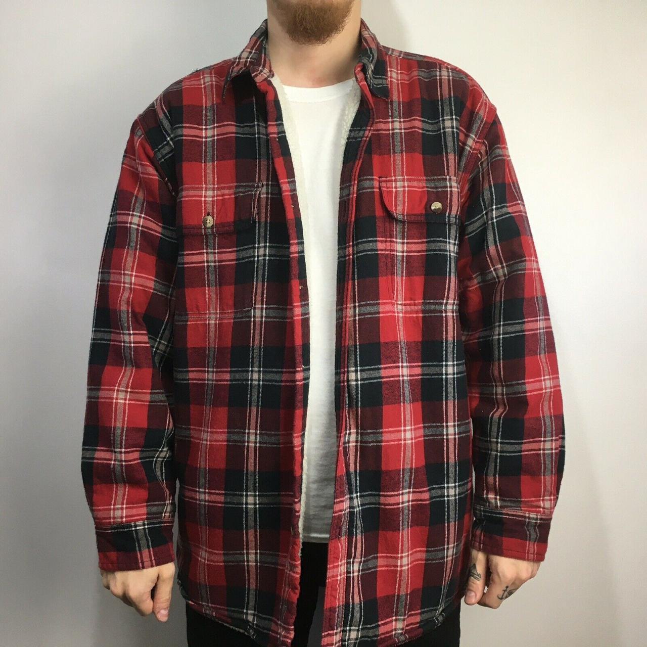redhead fleece lined flannel