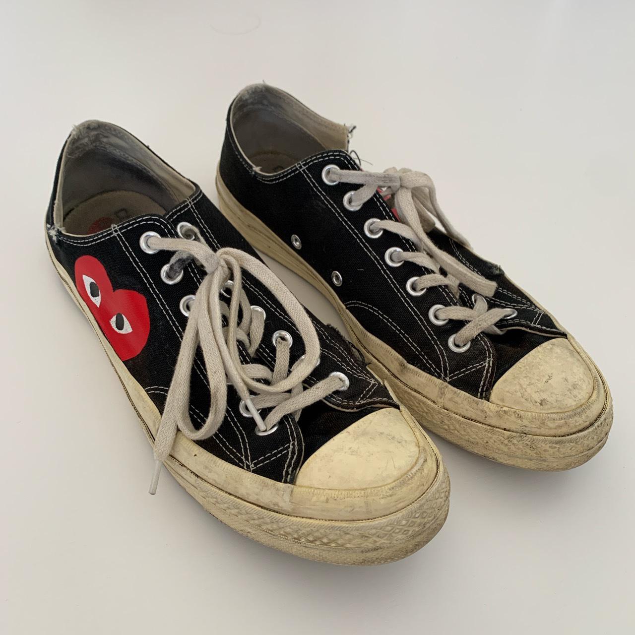 Converse Comme des garcons Lo size 10 uk - Depop