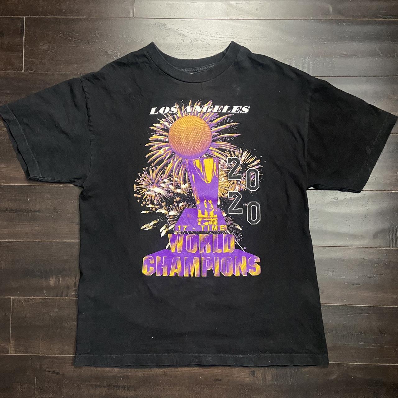 Los Angeles Lakers 2020 Champions Nike Long Sleeve - - Depop