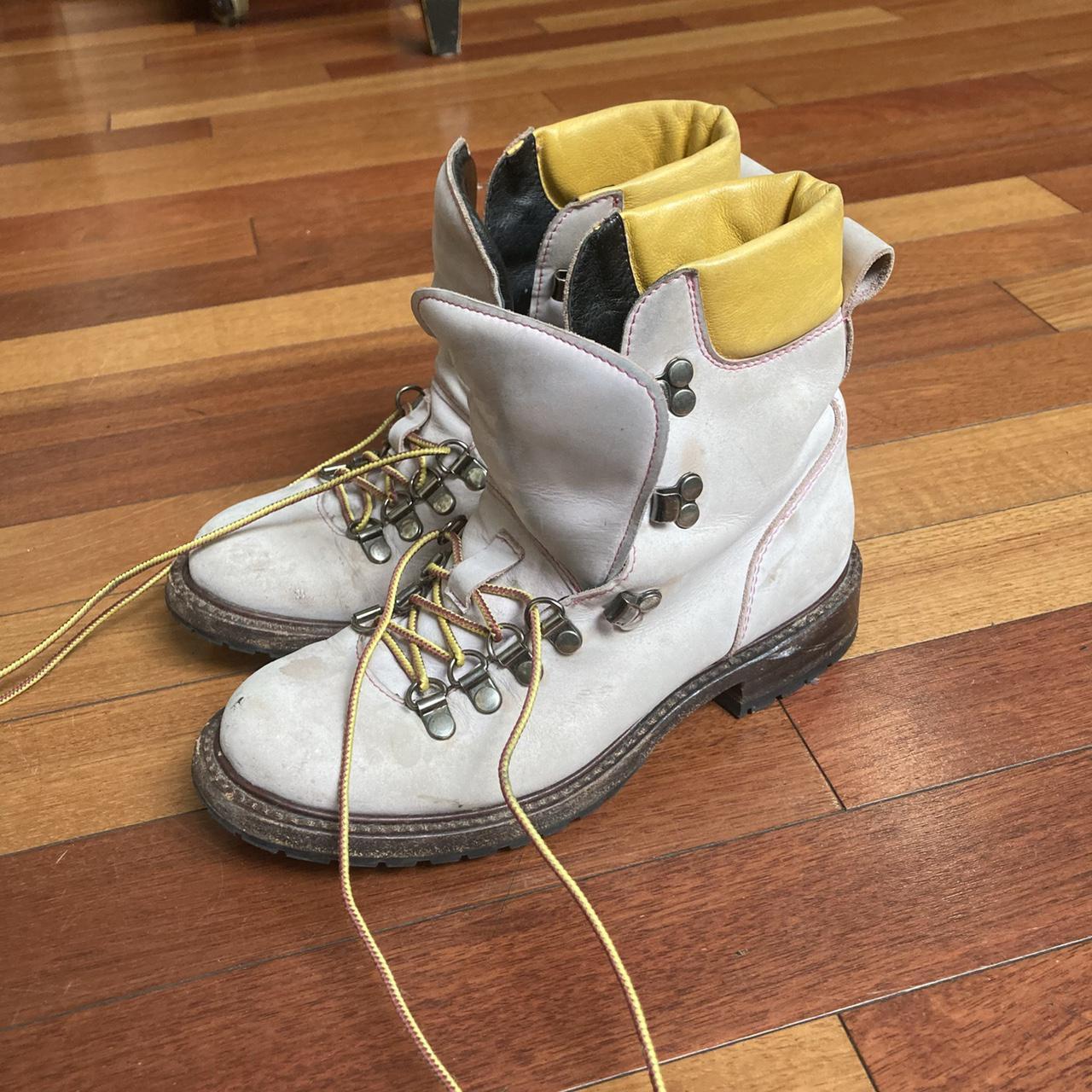 Eckhaus Latta Women's Pink and Yellow Boots