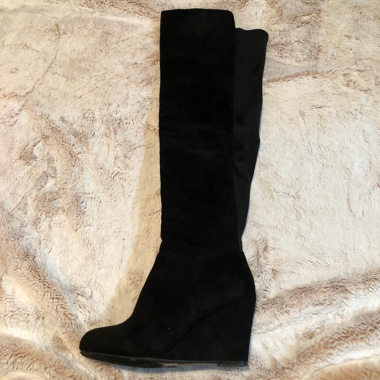 Chinese Laundry Women's Black Boots | Depop