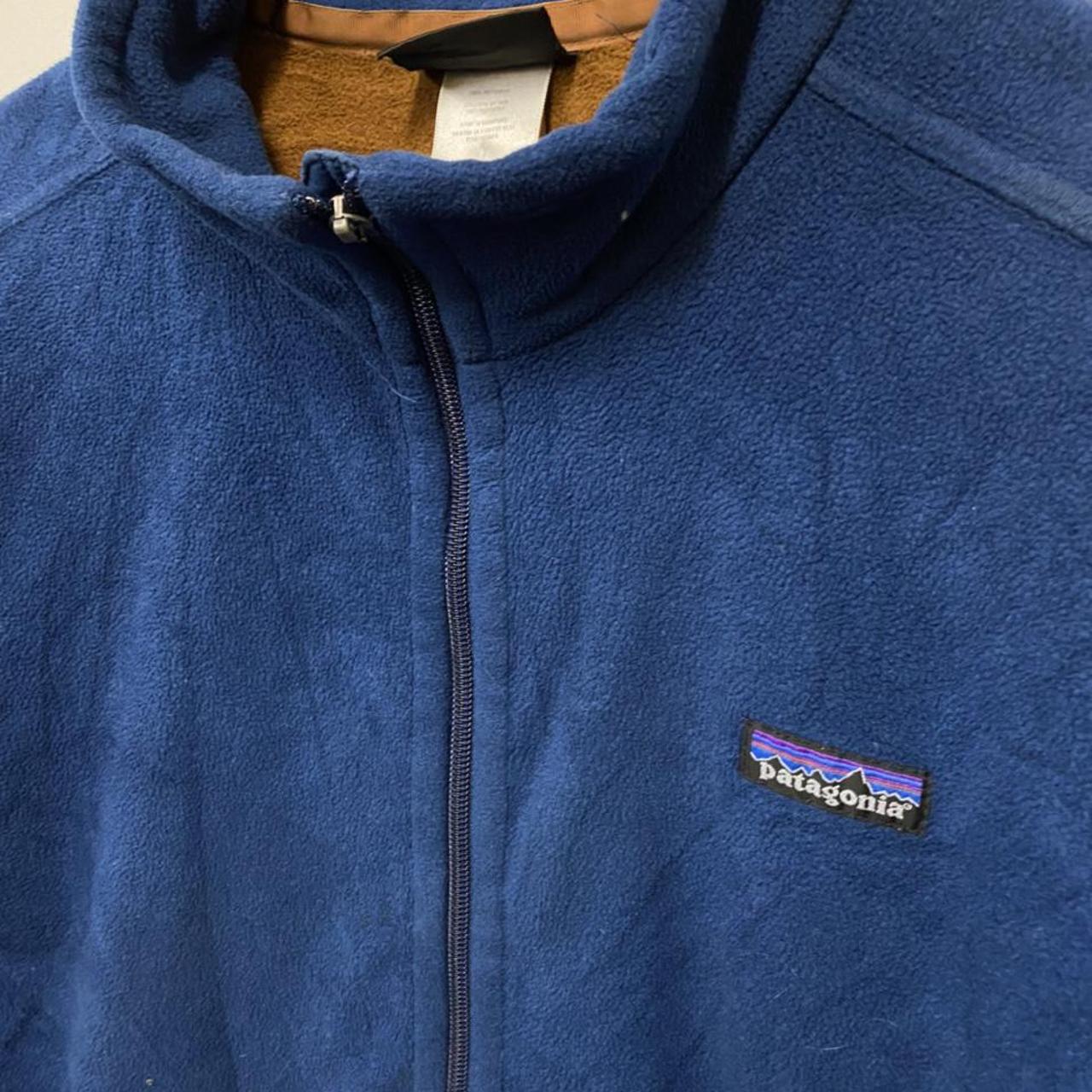 Vintage Patagonia fleece full zip front rare style... - Depop