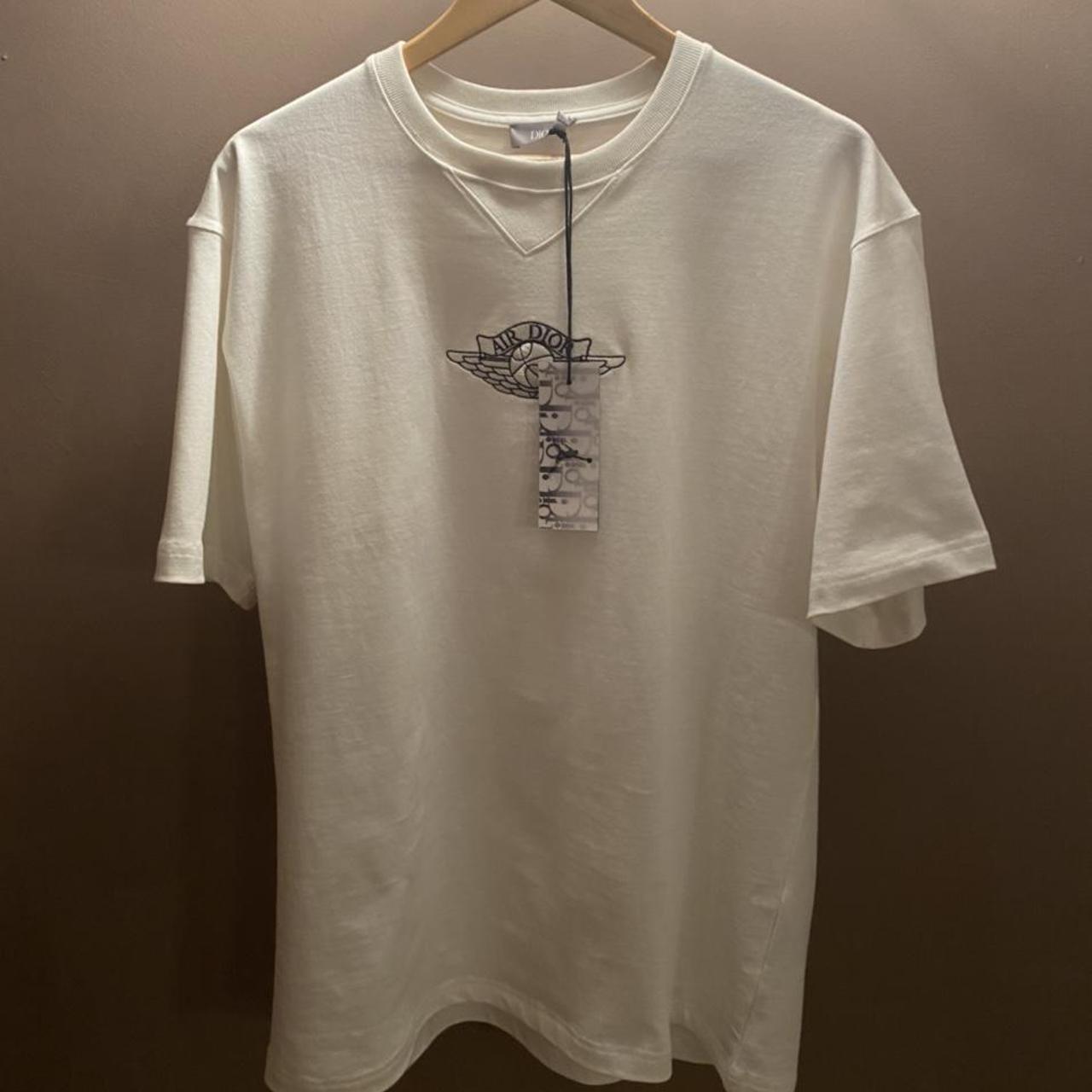 dior x jordan tee