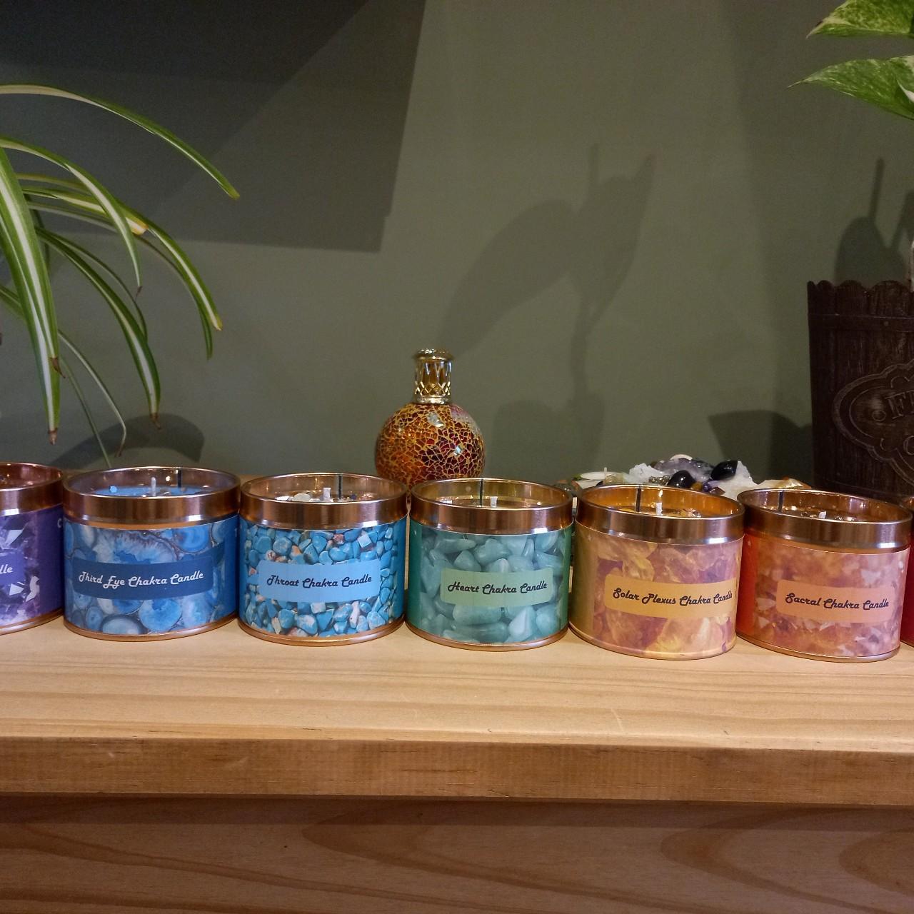 7 Chakra Candles Root Chakra Sacral Chakra🧡 Solar... Depop