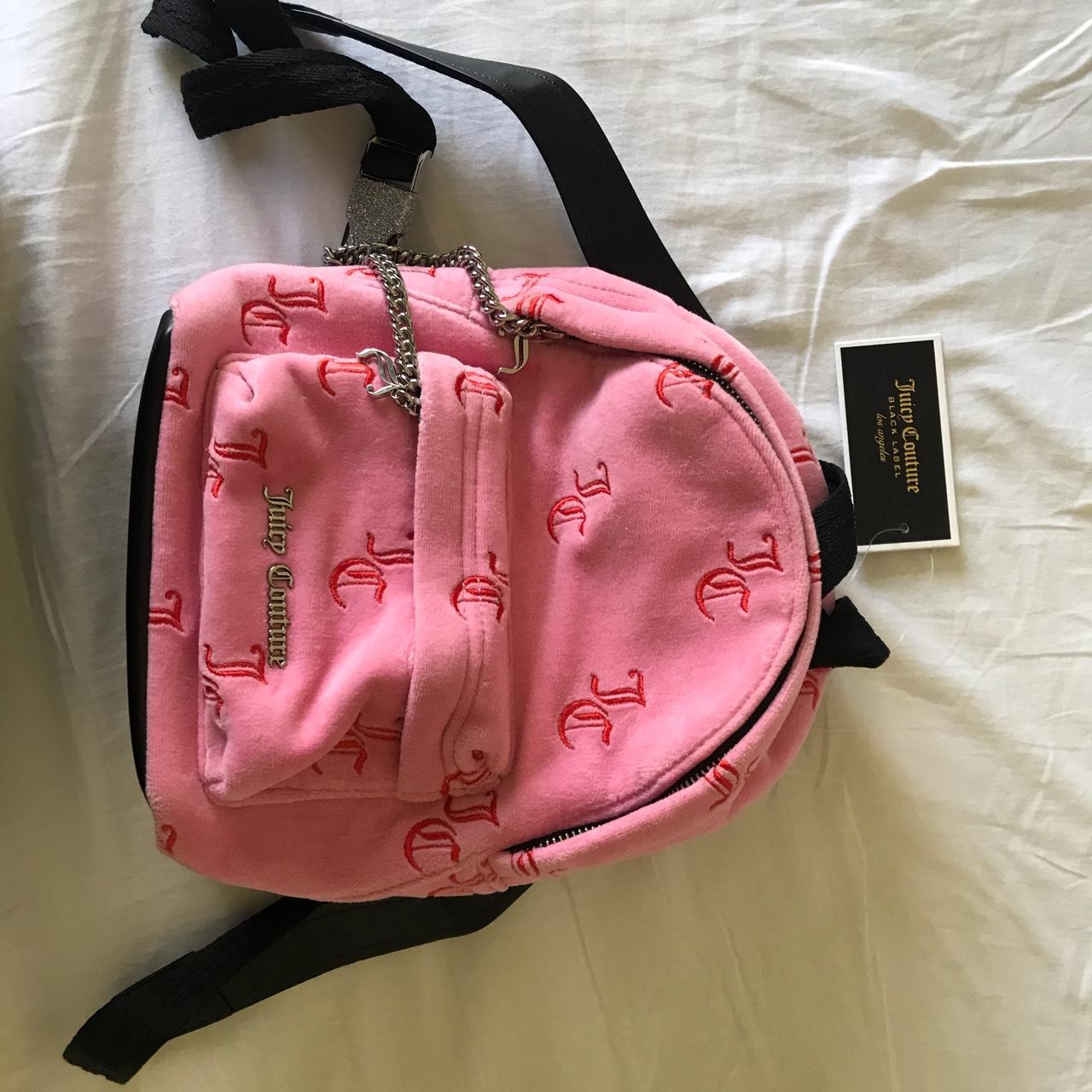 Delta Pink Jc Em Mini Backpack. Real Juicy Couture... - Depop