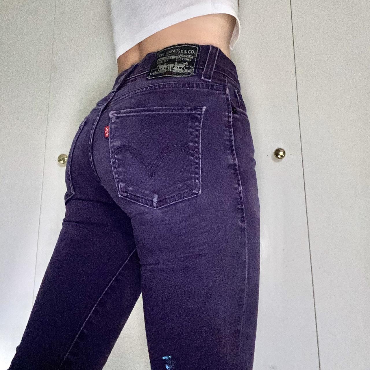 Levi's Women's Purple Jeans | Depop