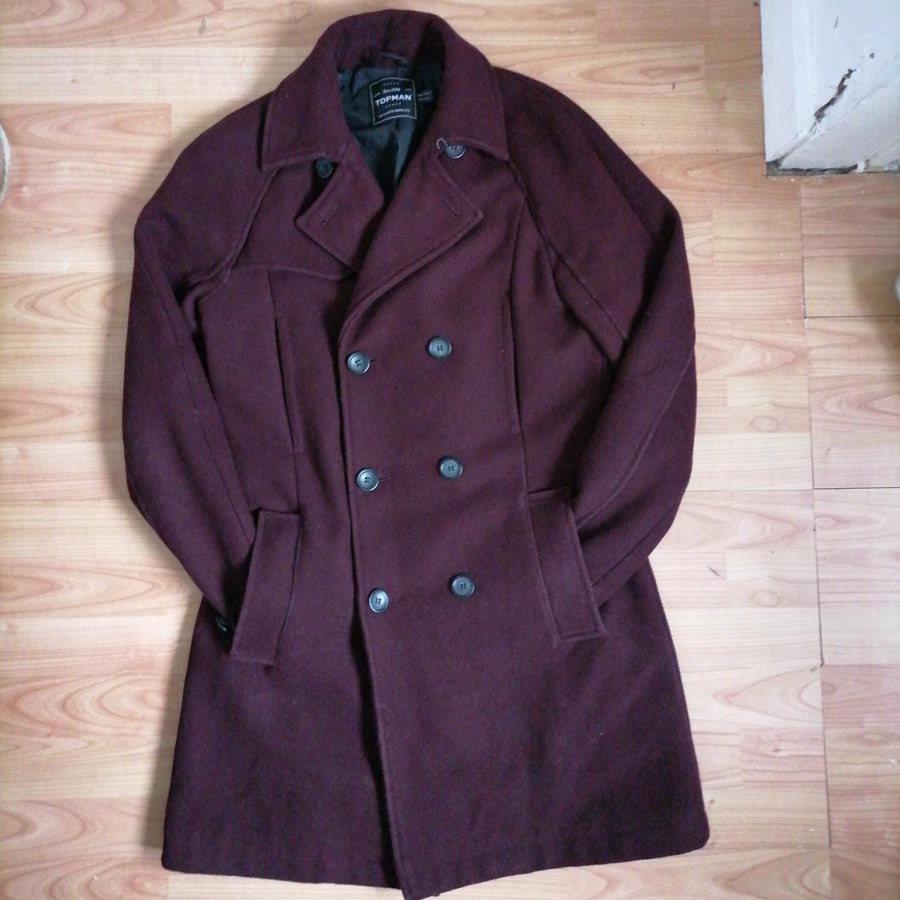 Plum peacoat on sale