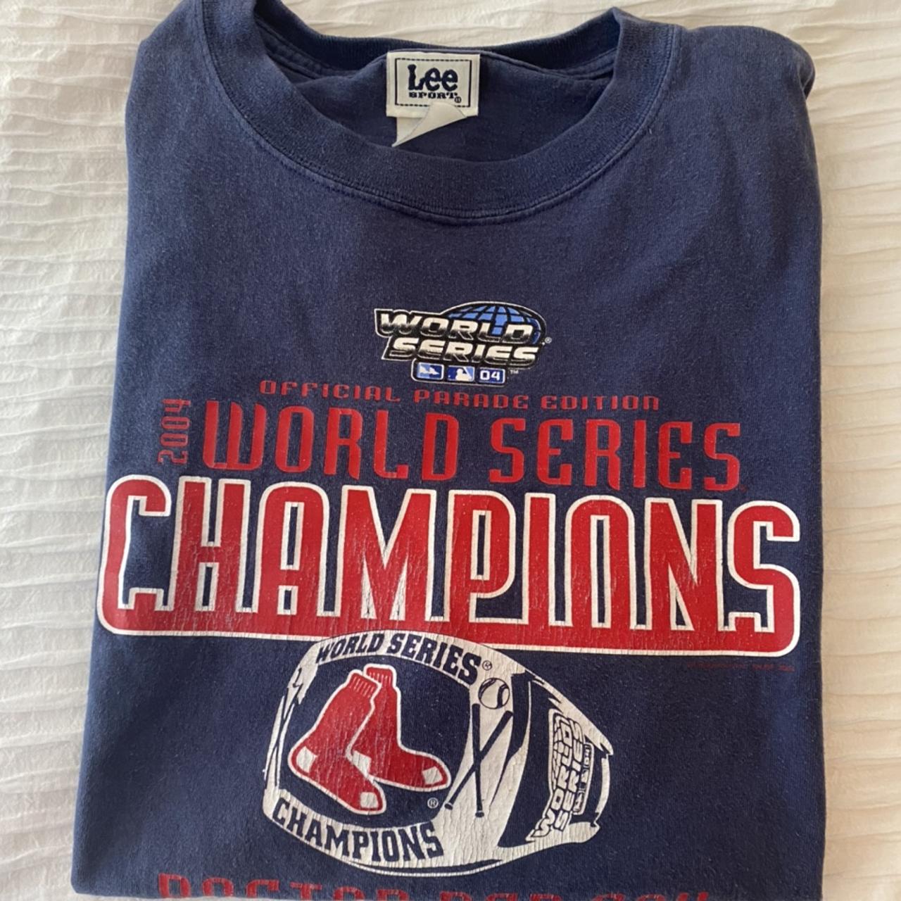 Vintage 2004 Boston Red Sox World Series Champions - Depop