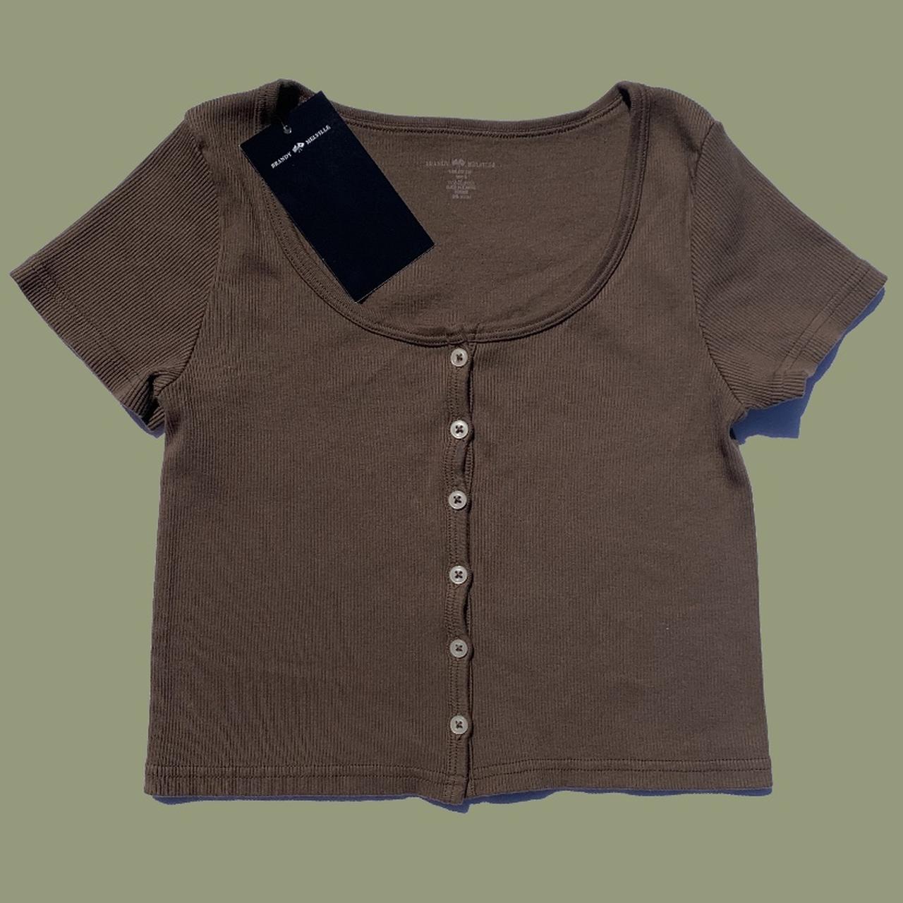 brandy melville brown zelly top 💟 BNWT perfect... Depop